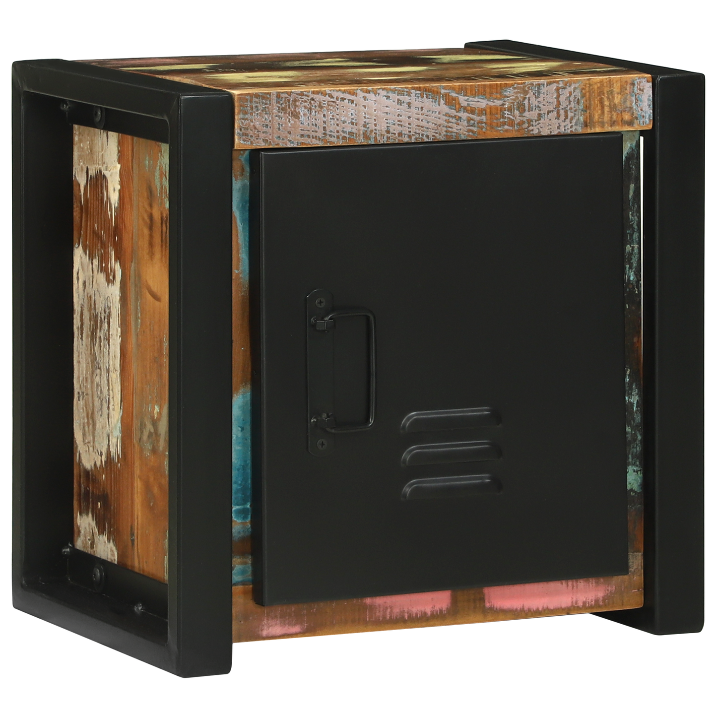 Bathroom Wall Cabinet Multicolour Reclaimed wood Medium Storage