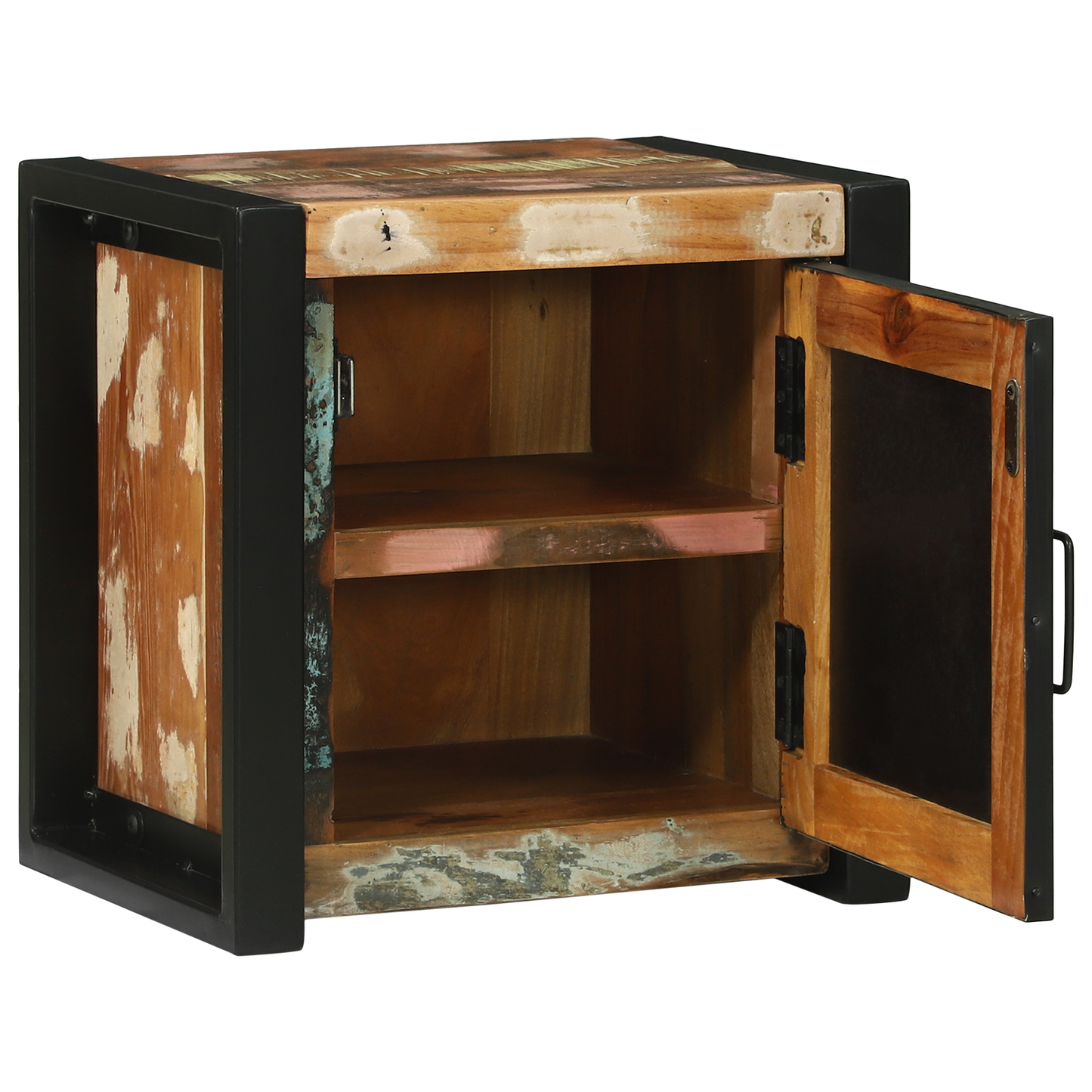 Bathroom Wall Cabinet Multicolour Reclaimed wood Medium Storage