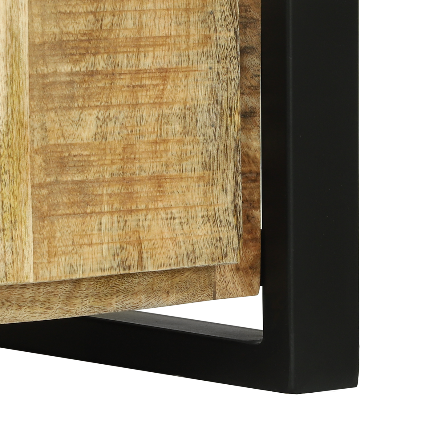 Bench Cabinet 100x35x50 cm Solid Wood Rough Mango