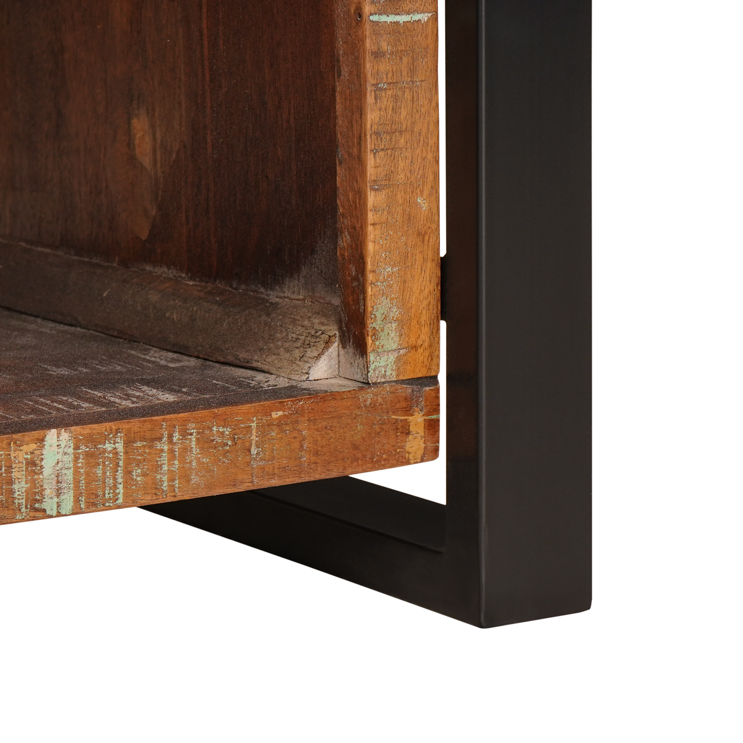 Storage Bench Multicolour 80x35x40 cm Solid Wood Reclaimed