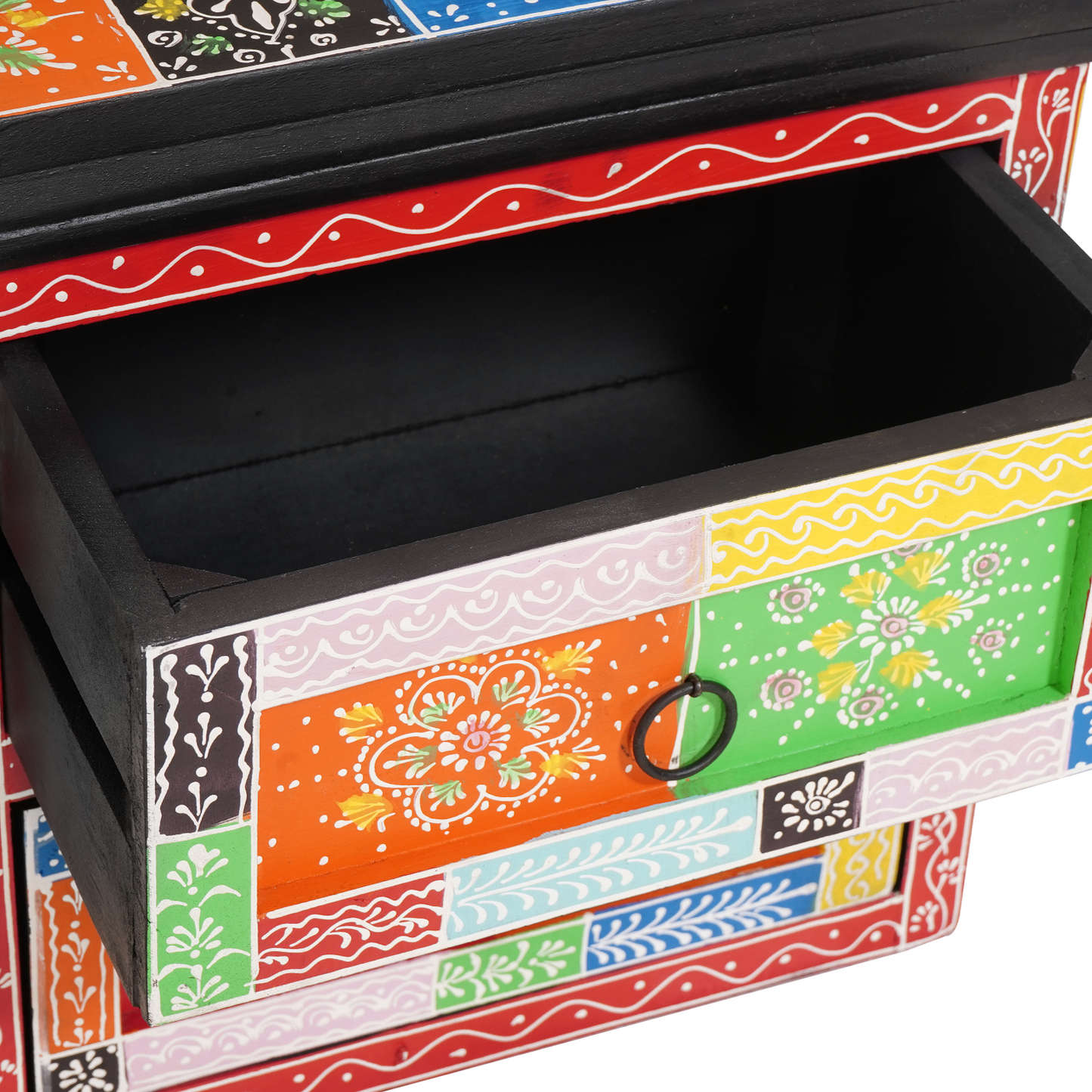Bedside Cabinet Multicolour 40x30x40 cm Solid Wood Mango