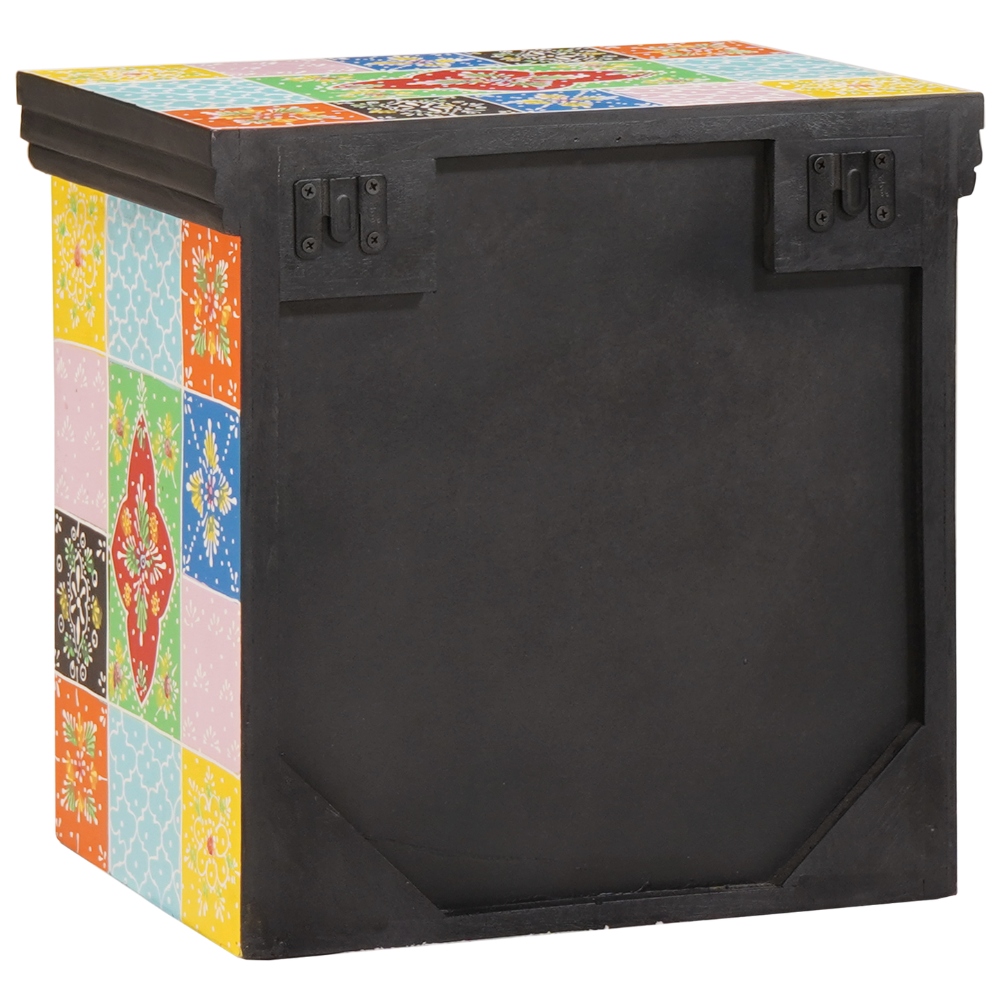 Bedside Cabinet Multicolour 40x30x40 cm Solid Wood Mango
