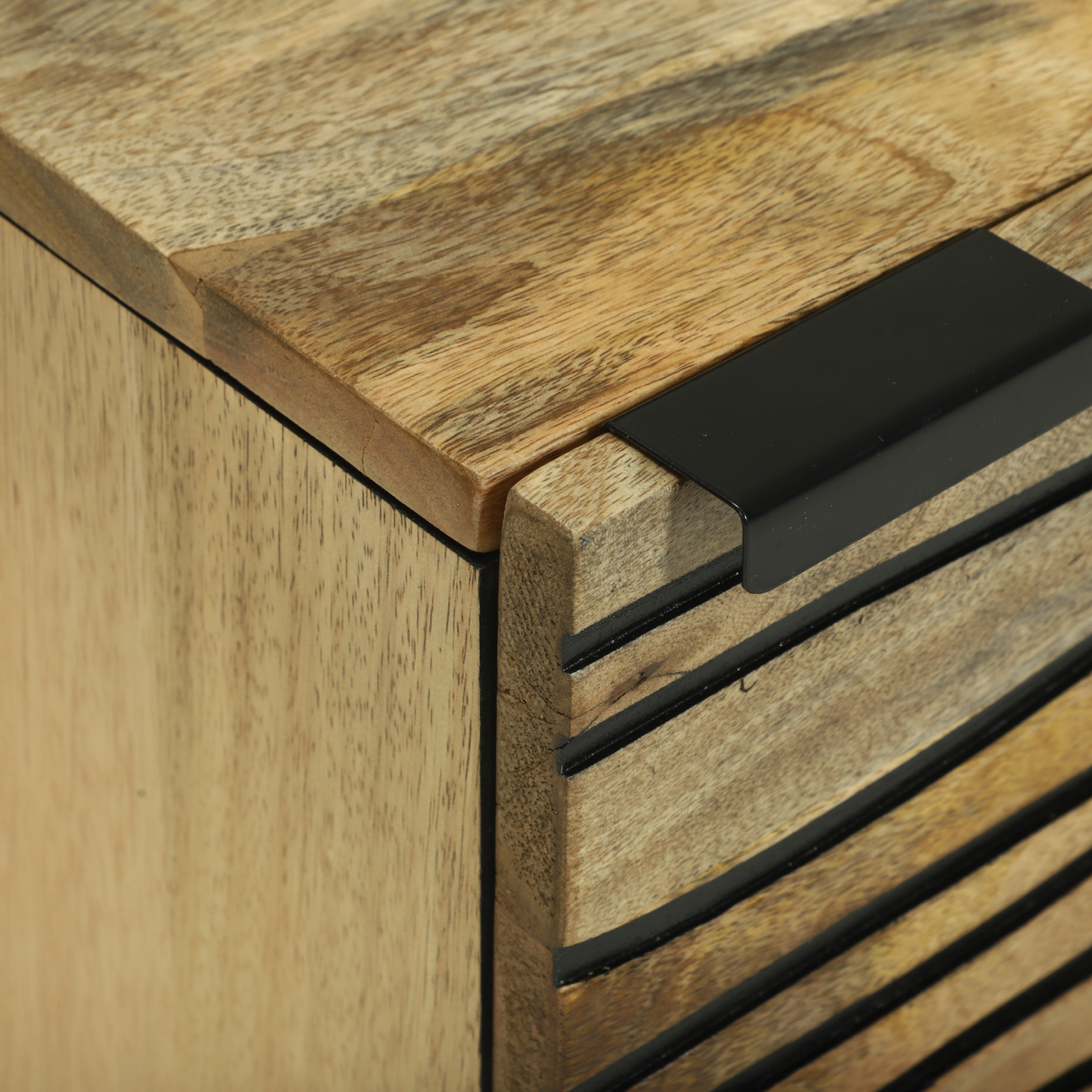 Bedside Cabinets 2 pcs 40x33.5x46 cm Solid Wood Mango
