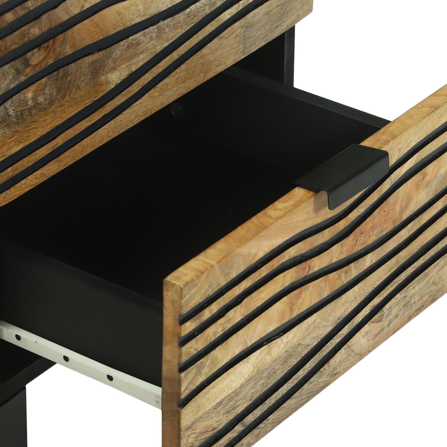 Bedside Cabinets 2 pcs 40x33.5x46 cm Solid Wood Mango and Engineered Wood