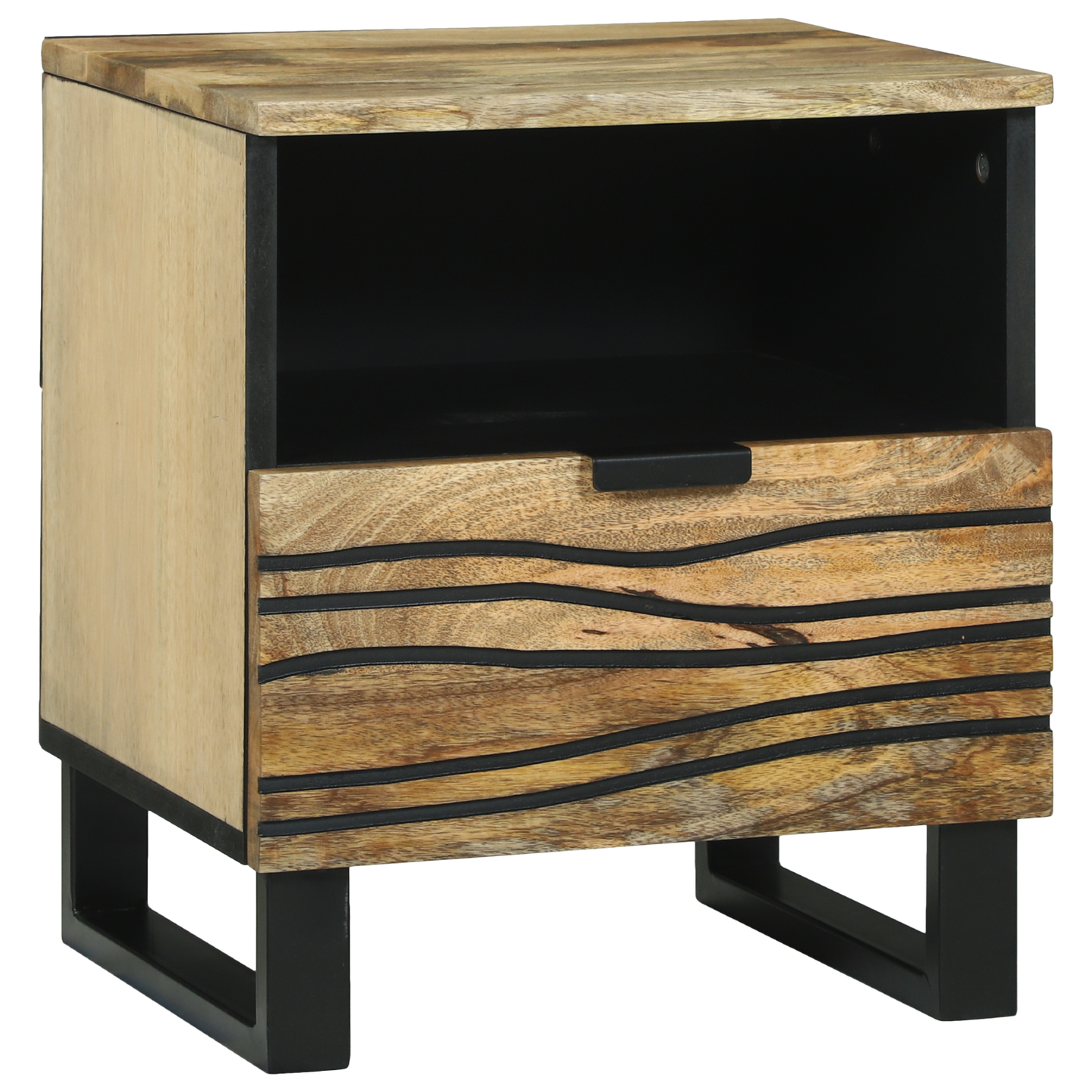 Bedside Cabinets 2 pcs 40x33x46 cm Solid Wood Mango