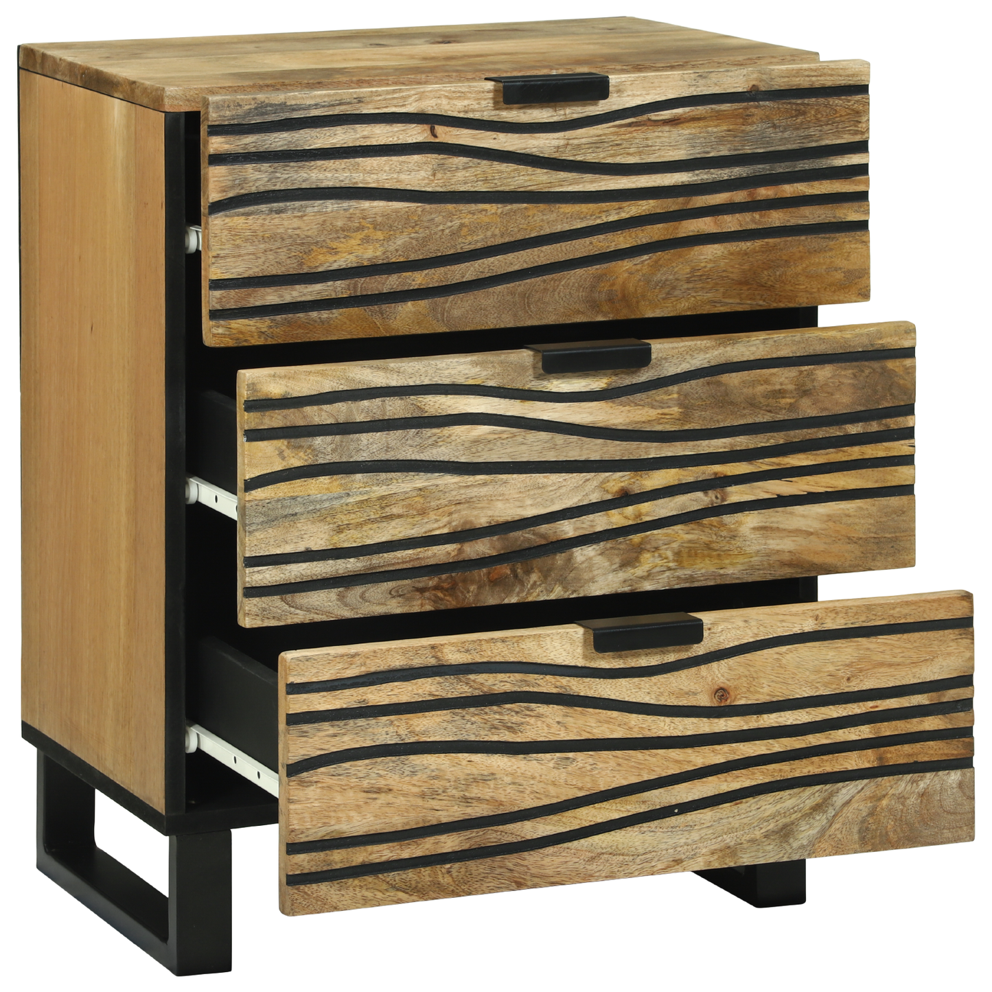 Bedside Cabinet 50x33x60 cm Solid Wood Mango