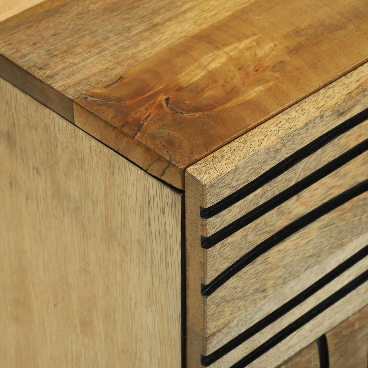 Bedside Cabinet 50x33x60 cm Solid Wood Mango