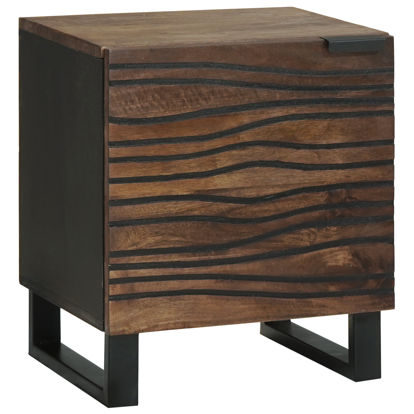 Bedside Cabinets 2 pcs 40x33,5x46 cm Solid Wood Mango