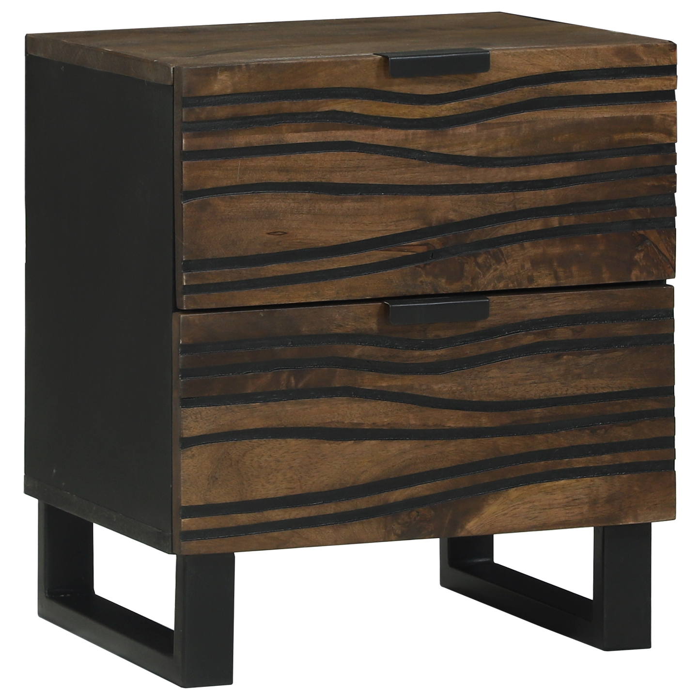 Bedside Cabinets 2 pcs 40x33.5x46 cm Solid Wood Mango