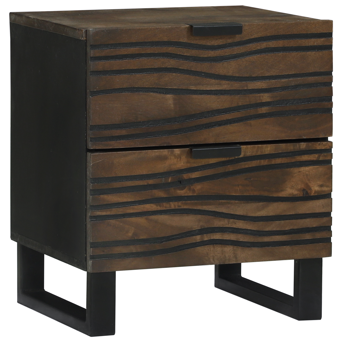 Bedside Cabinets 2 pcs 40x33.5x46 cm Solid Wood Mango