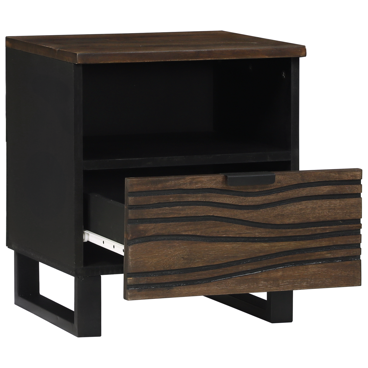 Bedside Cabinets 2 pcs 40x33x46 cm Solid Wood Mango