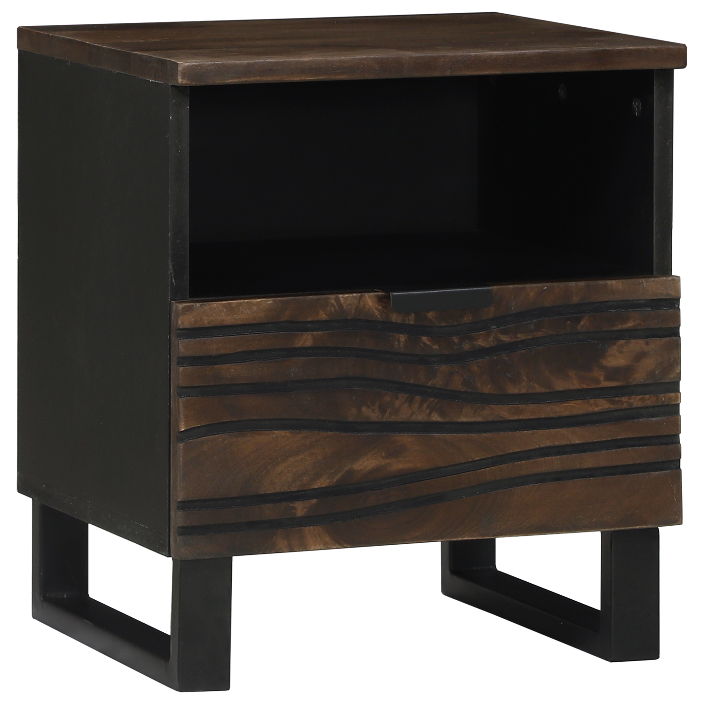 Bedside Cabinets 2 pcs 40x33x46 cm Solid Wood Mango
