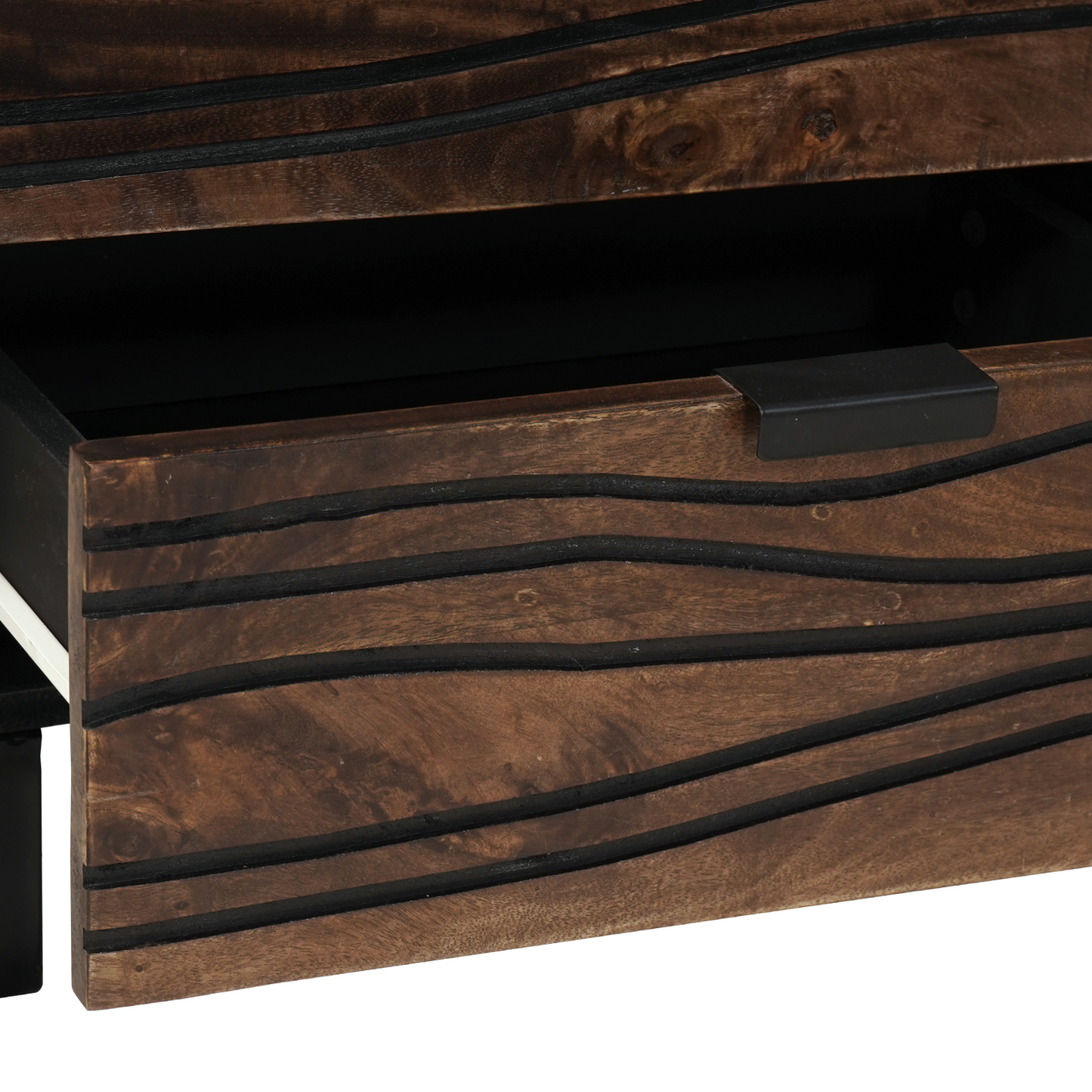 Bedside Cabinet 50x33x60 cm Solid Wood Mango & Engineered Wood