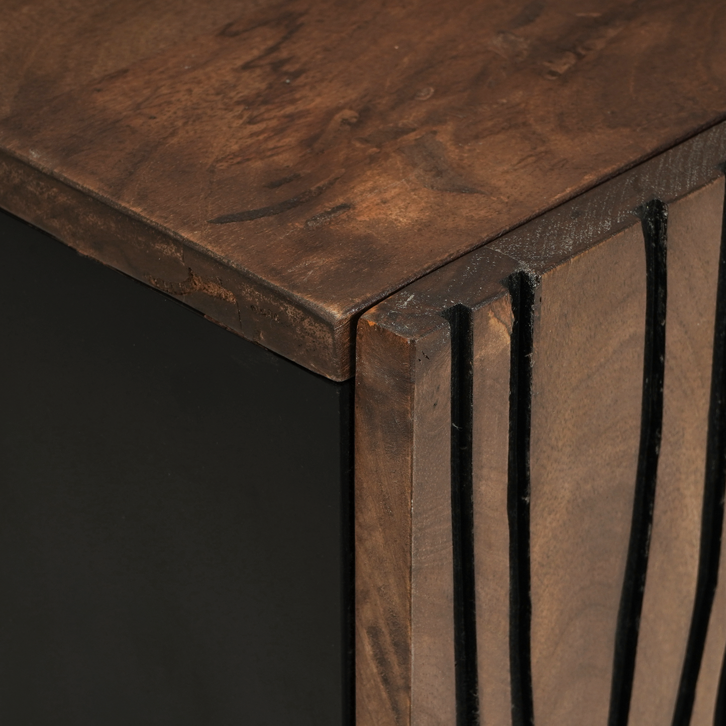 TV Cabinet 105x33.5x46 cm Solid Mango Wood