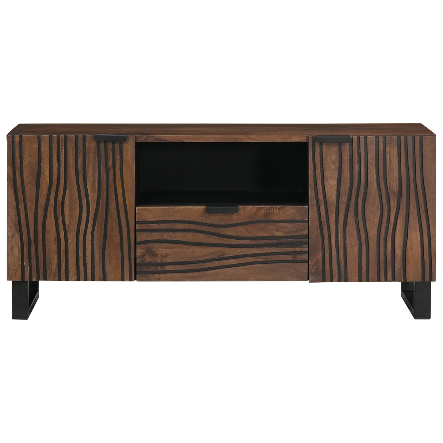 TV Cabinet 105x33.5x46 cm Solid Mango Wood