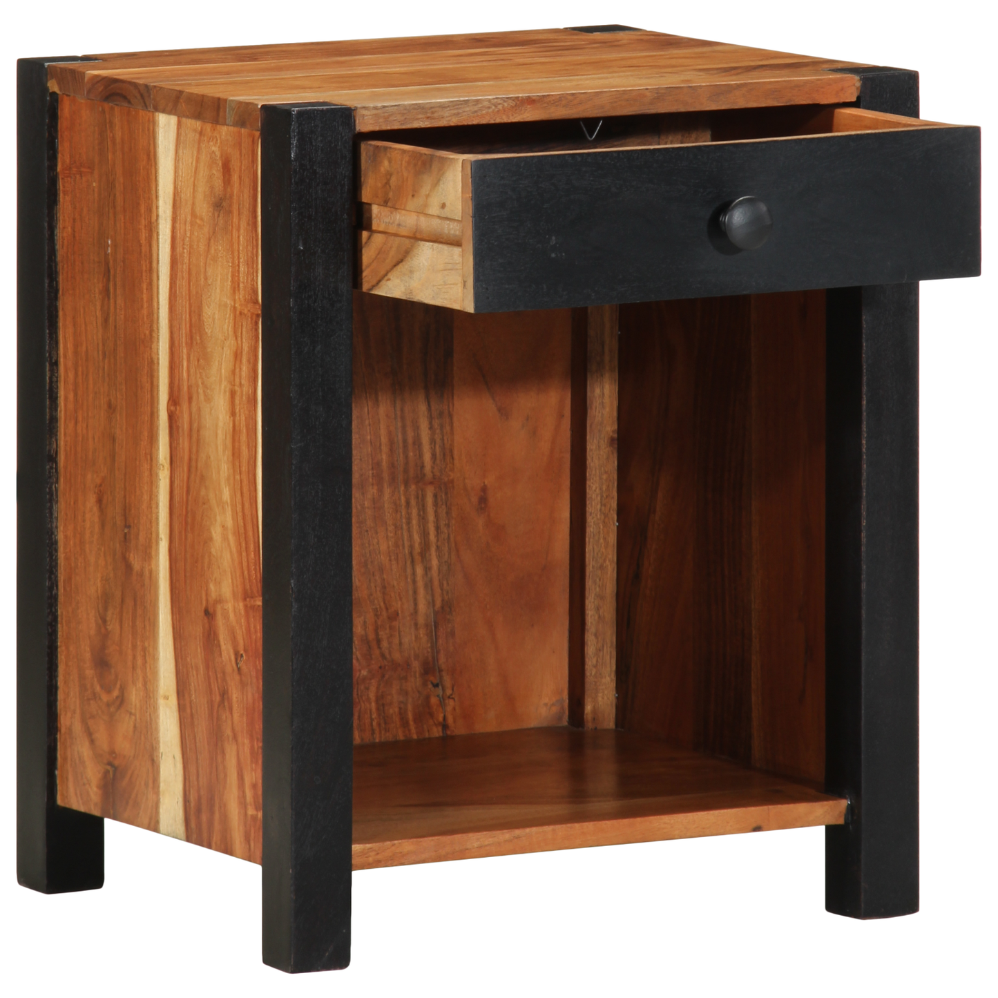 Bedside Cabinets 2 pcs 40x35x50 cm Solid Wood Acacia