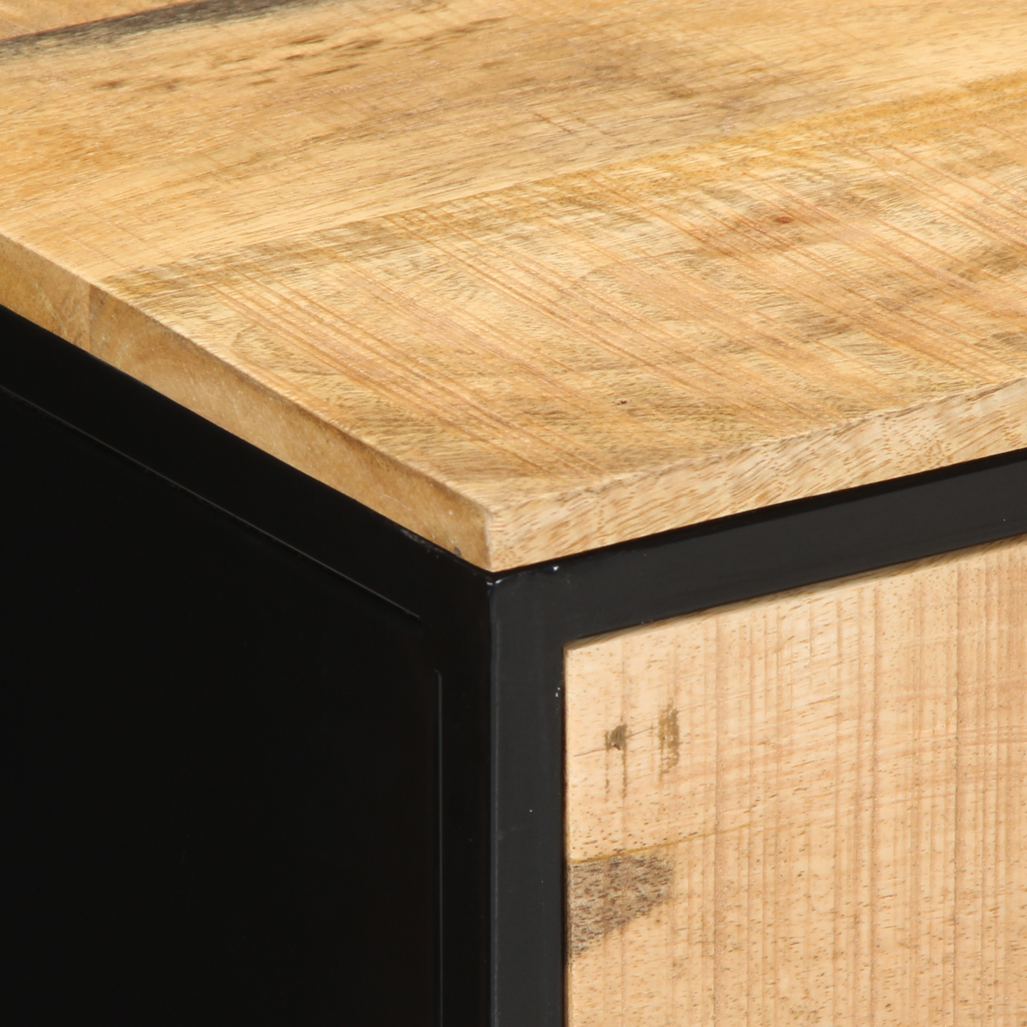 Bedside Cabinet 40x35x50 cm Solid Wood Rough Mango