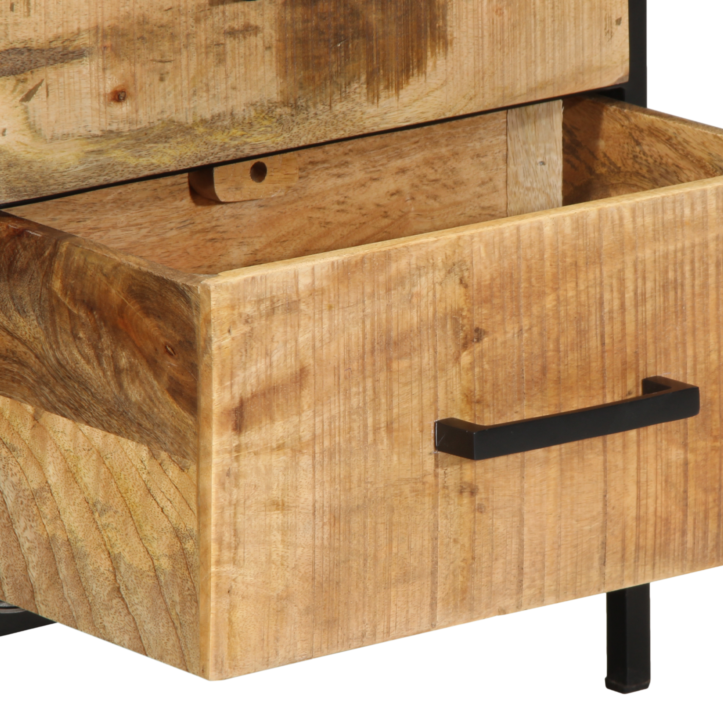 Bedside Cabinet 40x35x50 cm Solid Wood Rough Mango