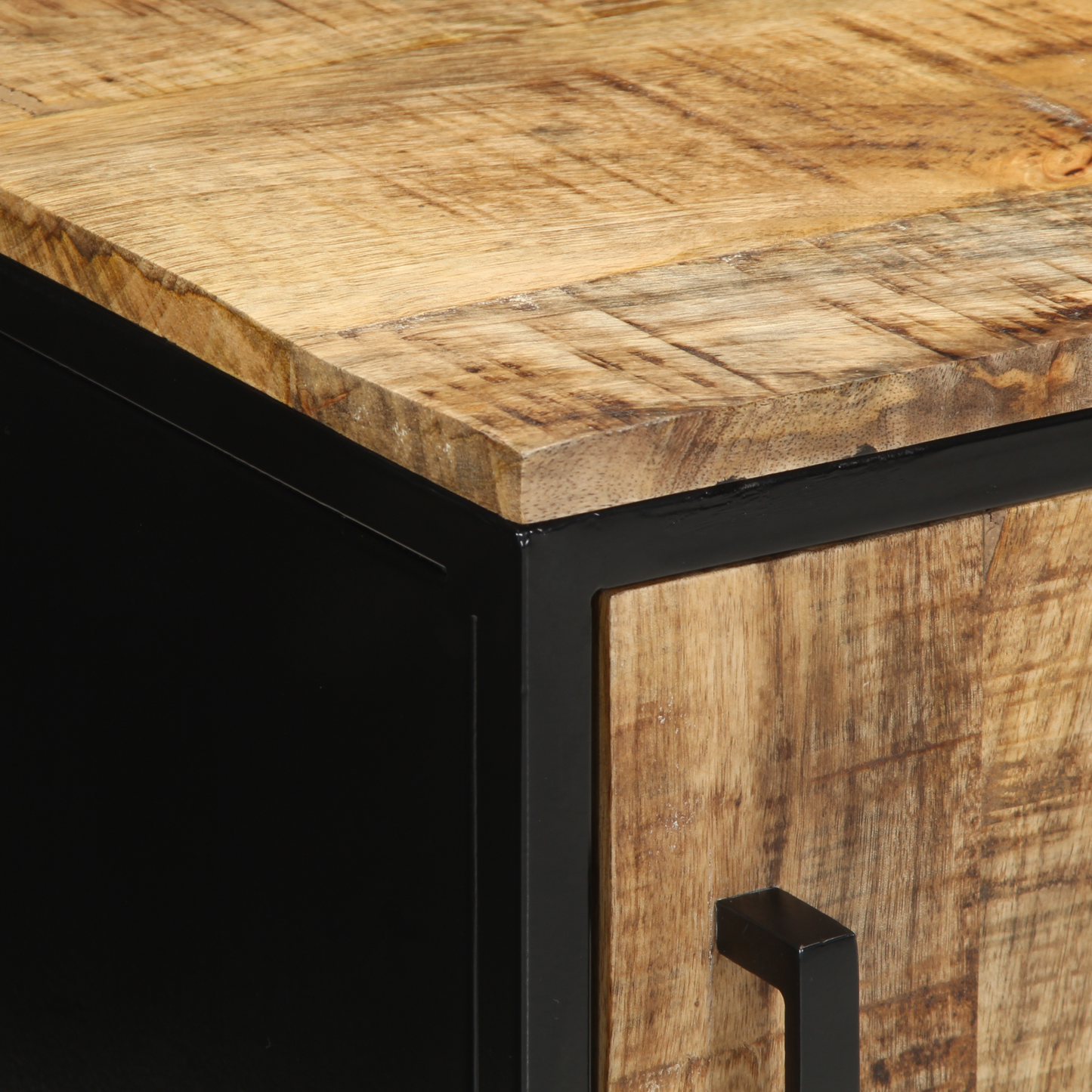 Bedside Cabinet 30x30x40 cm Solid Wood Rough Mango
