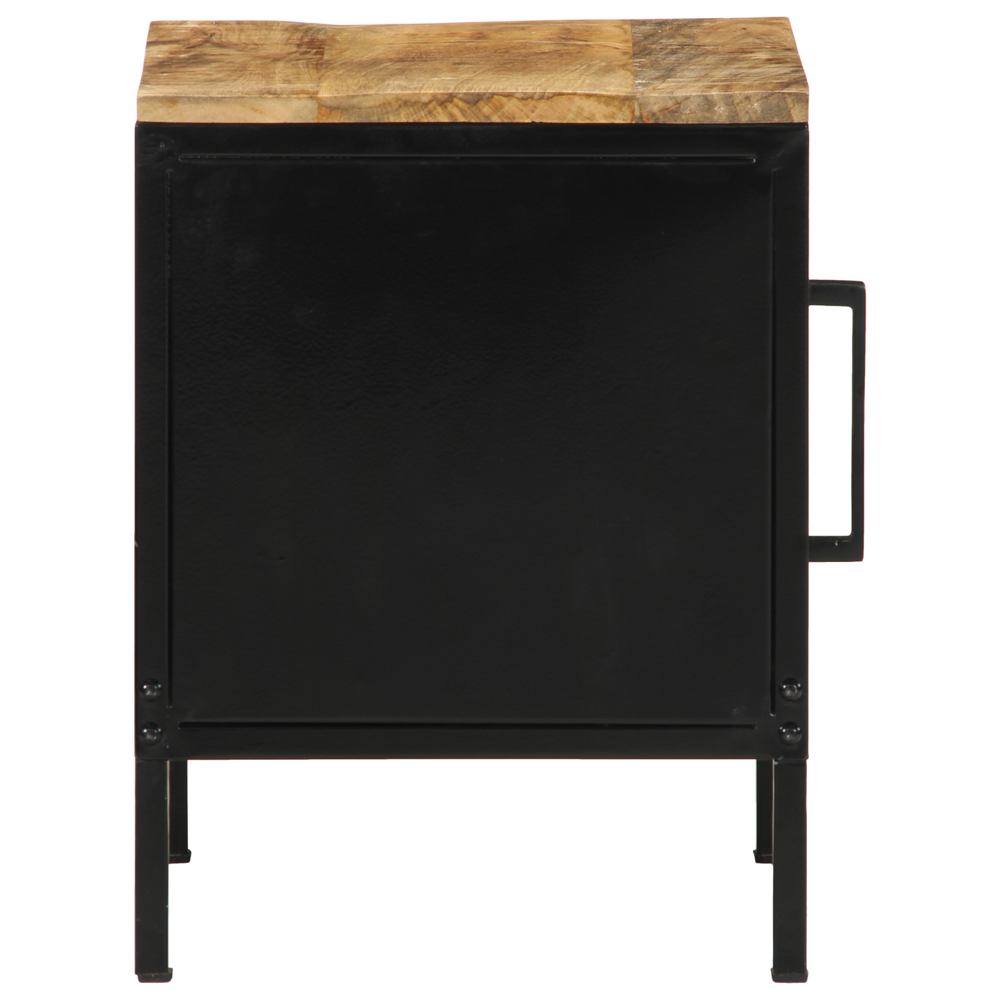 Bedside Cabinet 30x30x40 cm Solid Wood Rough Mango