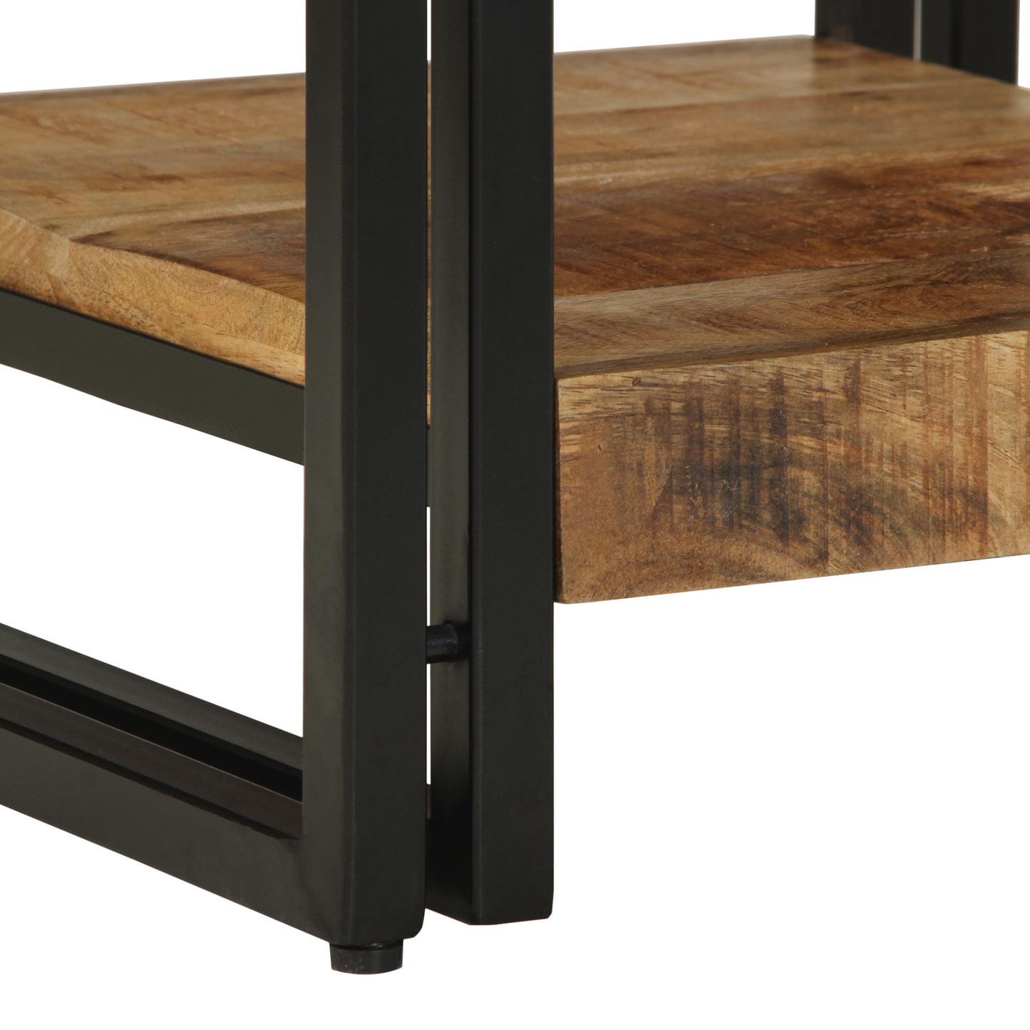 Coffee Table 40x50x38 cm Solid Rough Wood Mango