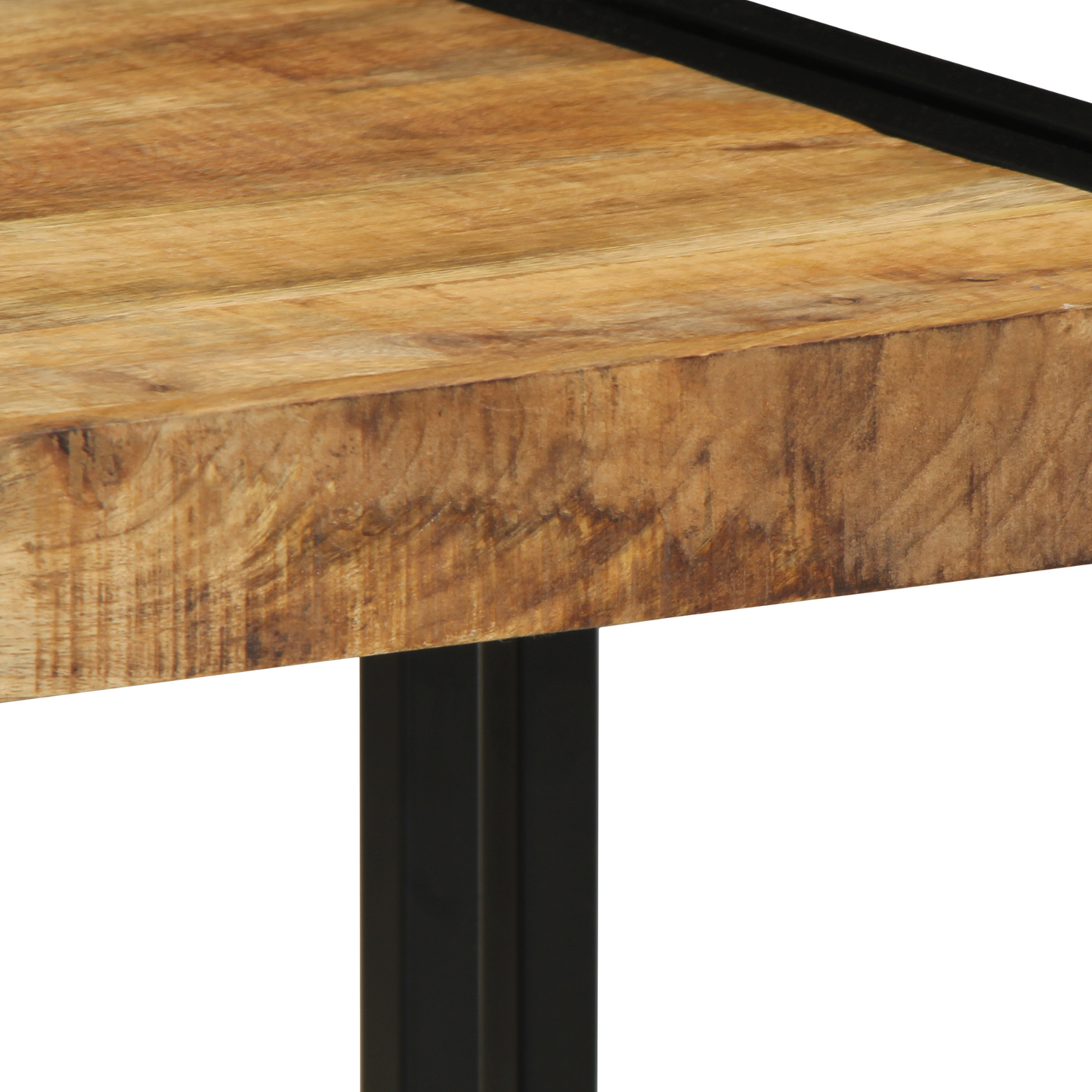Coffee Table 40x50x38 cm Solid Rough Wood Mango