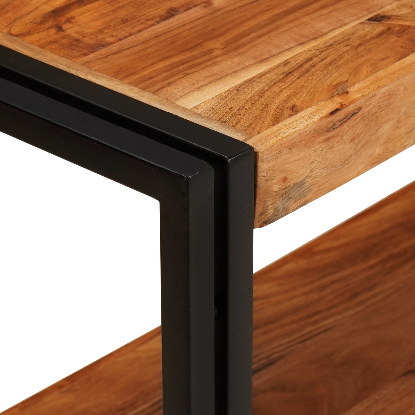 Console Table 160x33x75 cm Solid Rough Acacia