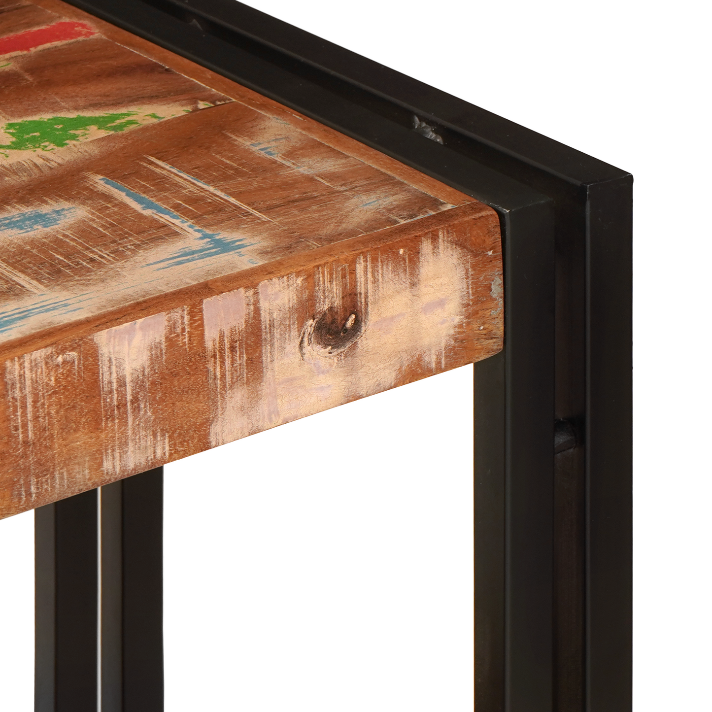 Console Table 160x33x75 cm Solid Wood Reclaimed