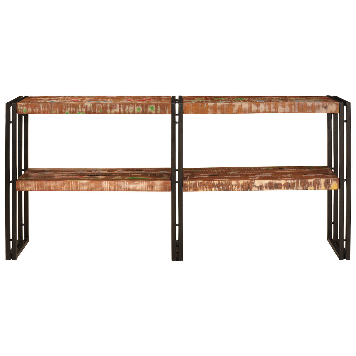 Console Table 160x33x75 cm Solid Wood Reclaimed