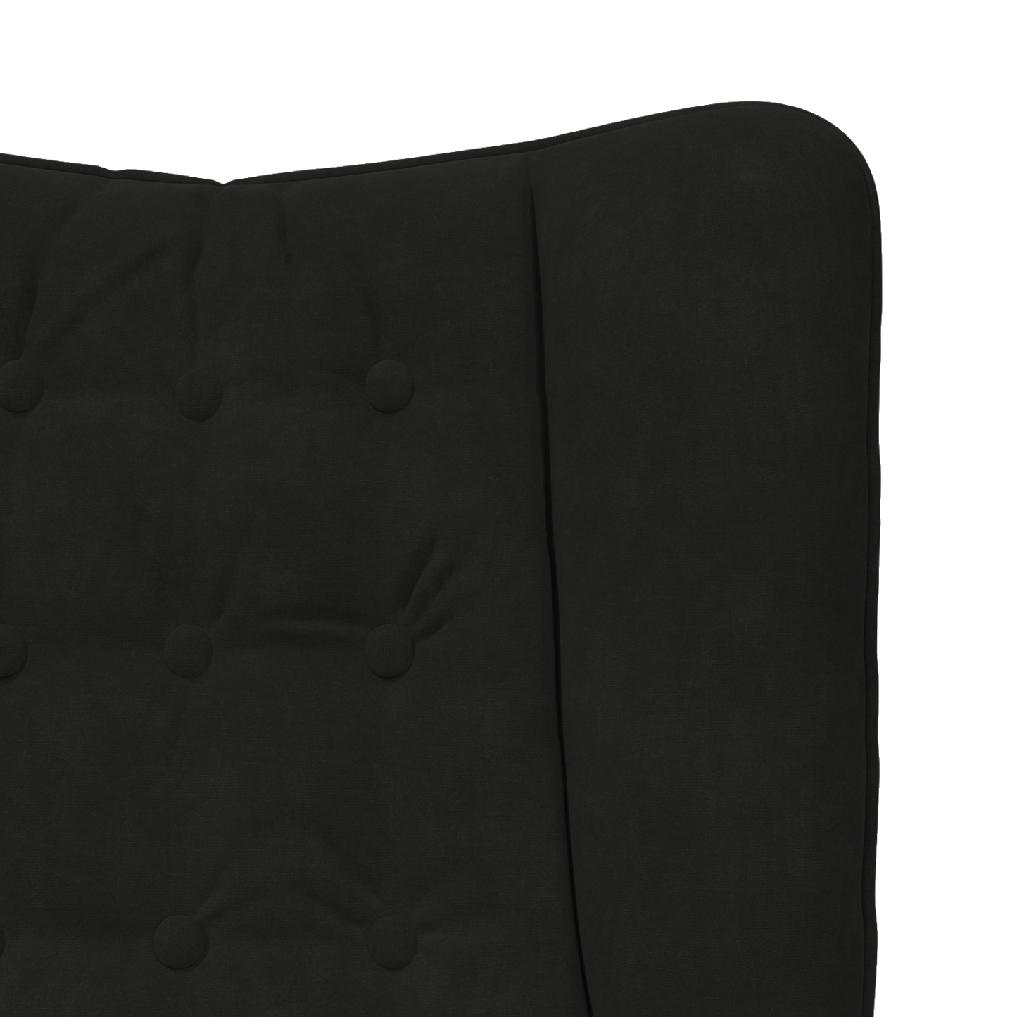 Relaxing Chair Black Velvet