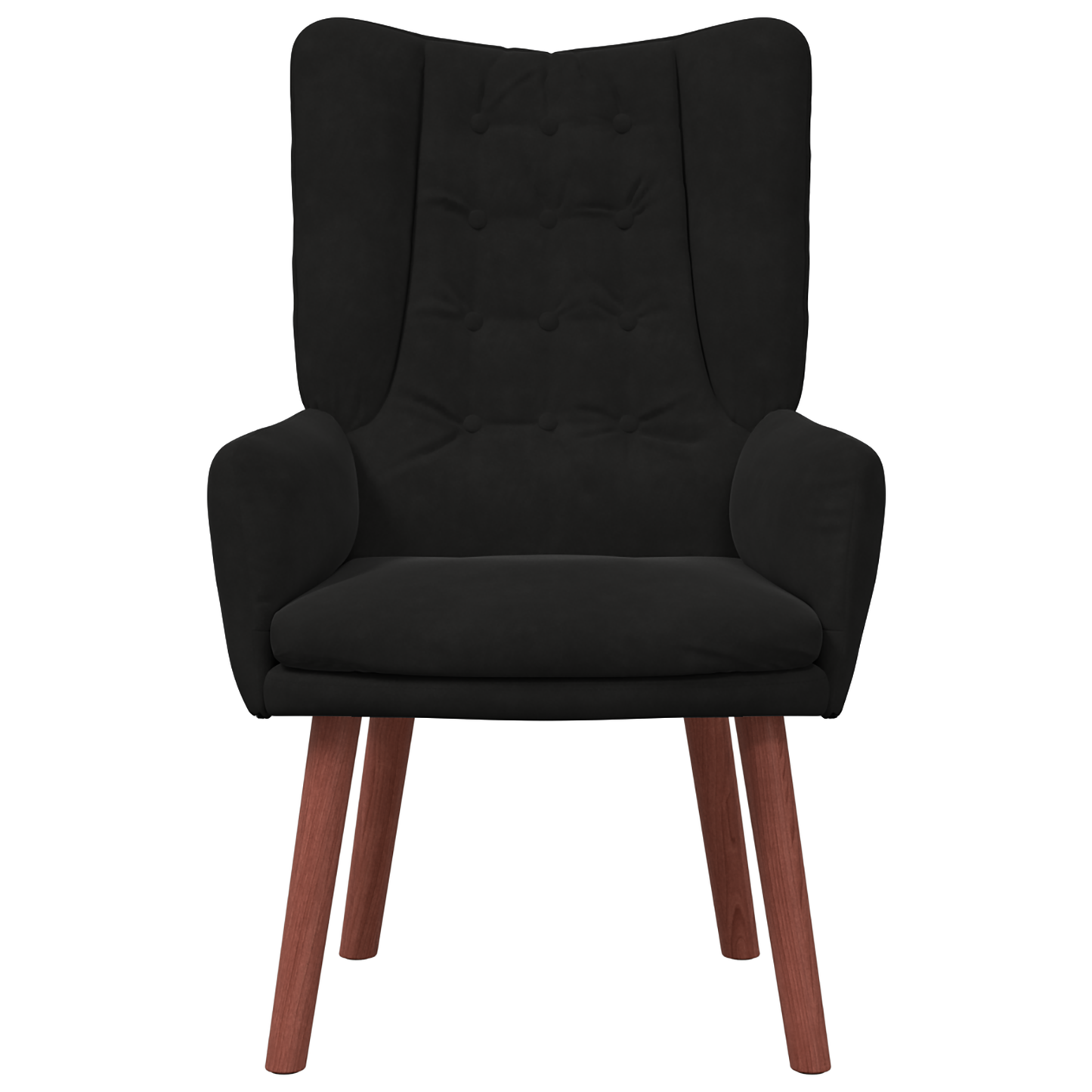 Relaxing Chair Black Velvet