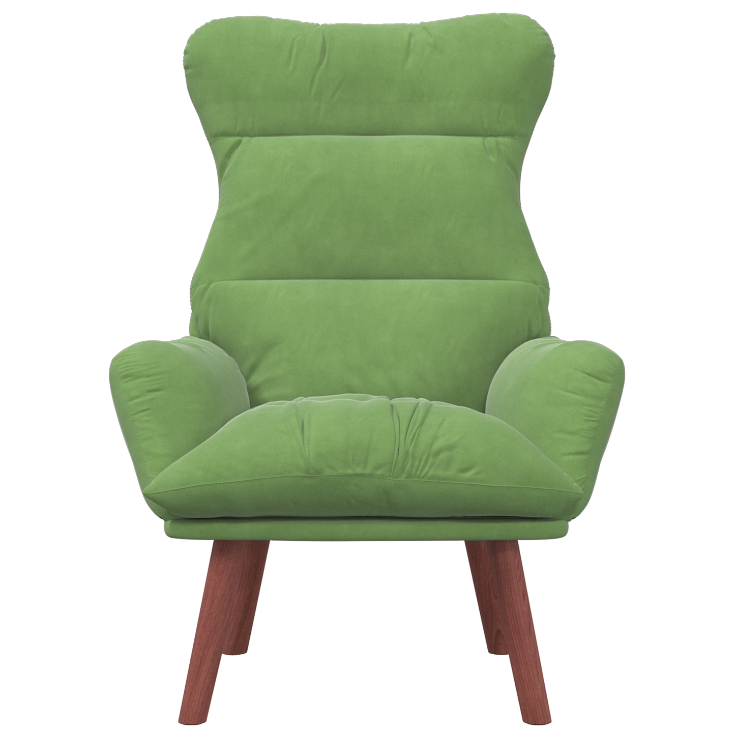 Relaxing Chair Light Green Velvet