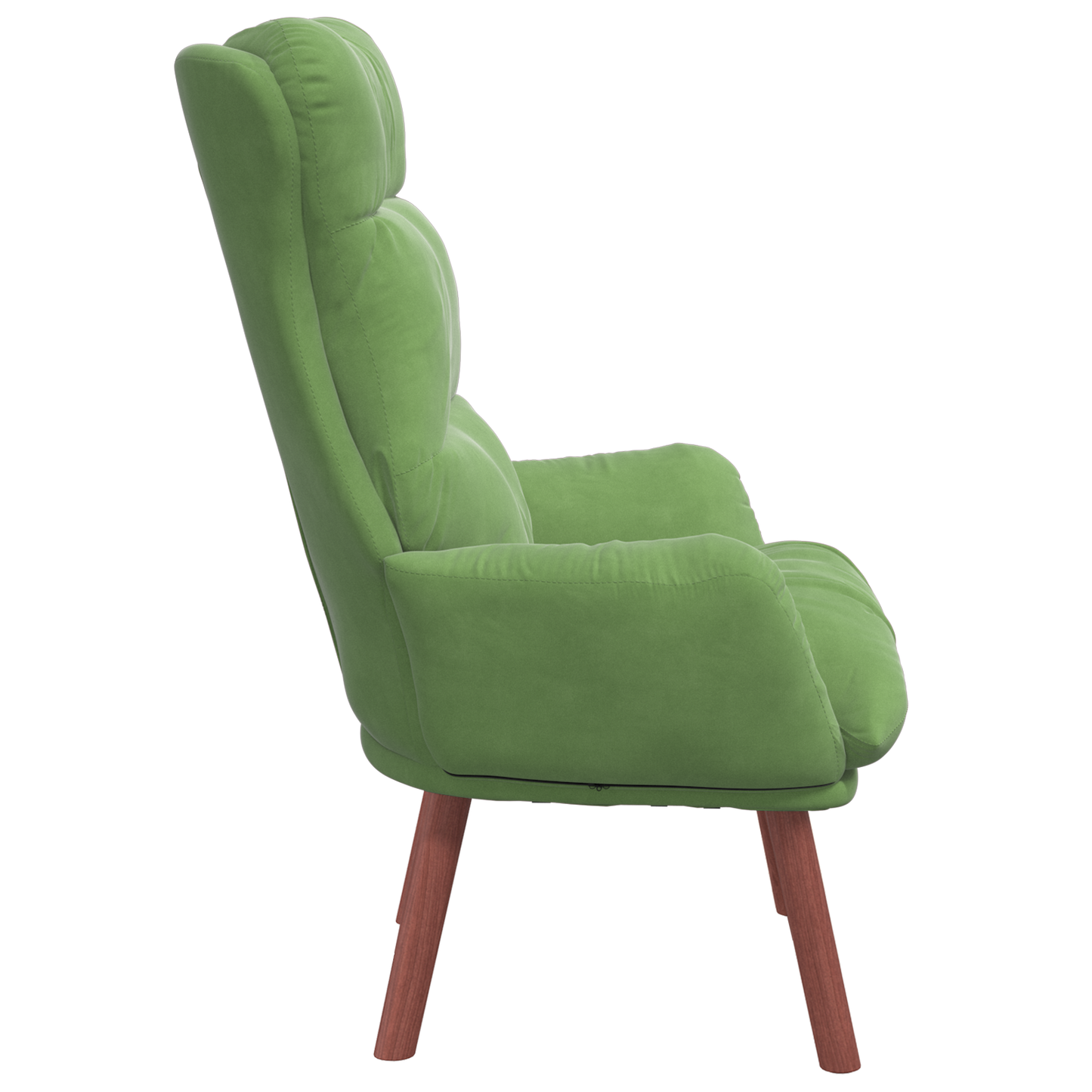Relaxing Chair Light Green Velvet