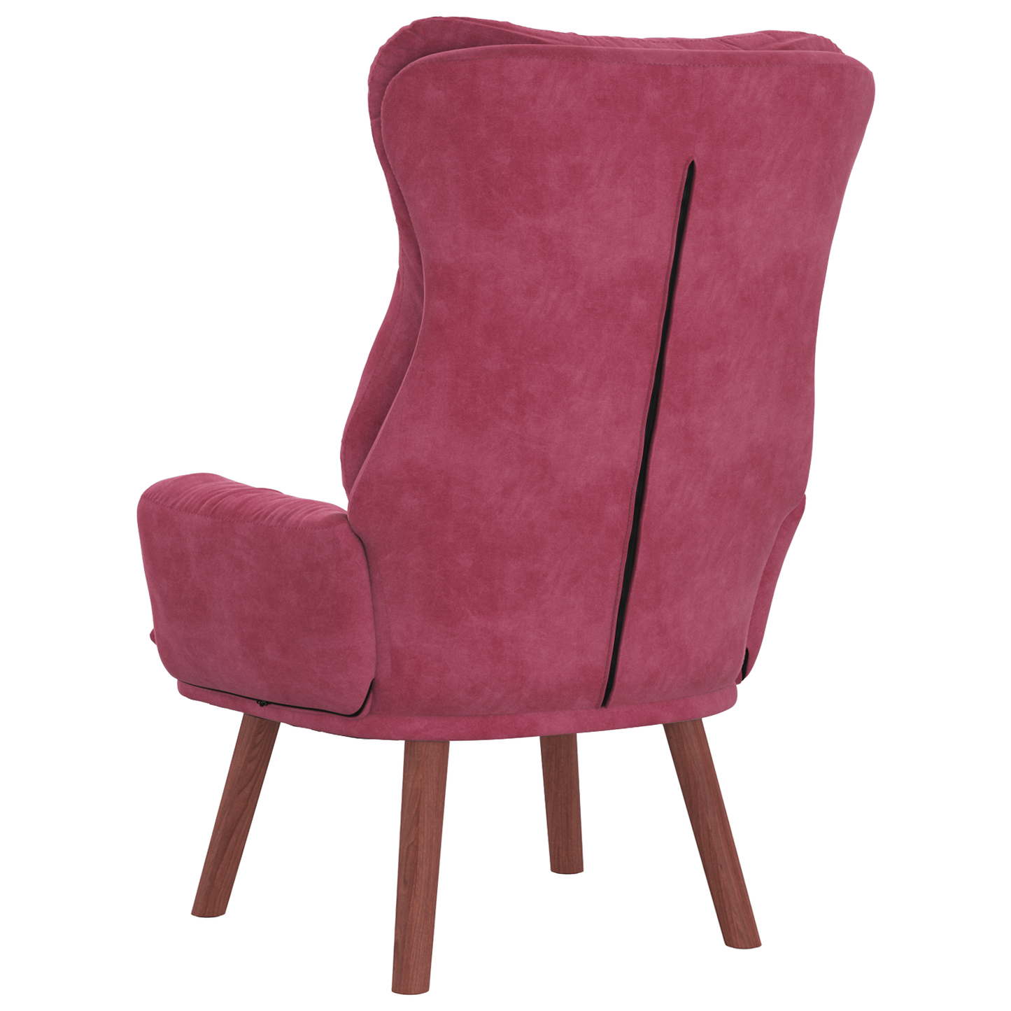 Relaxing Chair Wine Red Velvet
