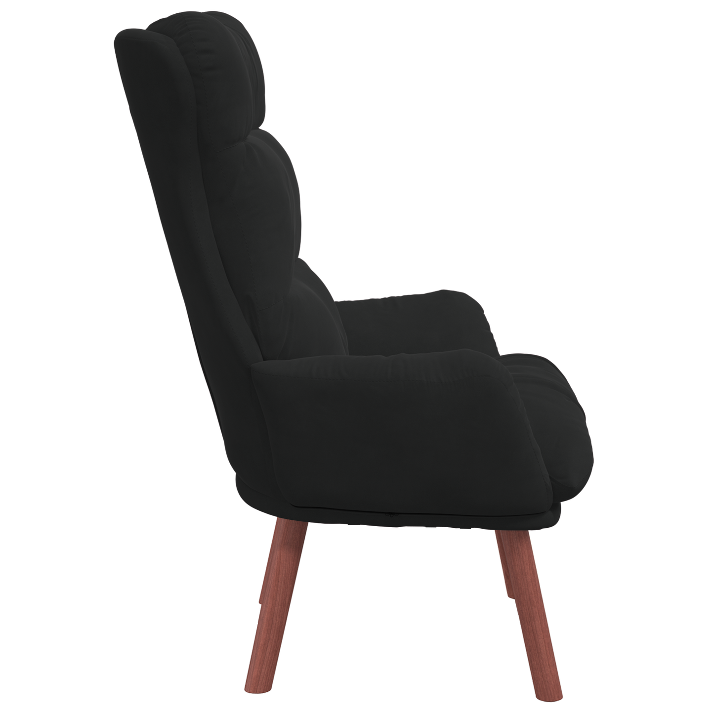 Relaxing Chair Black Velvet