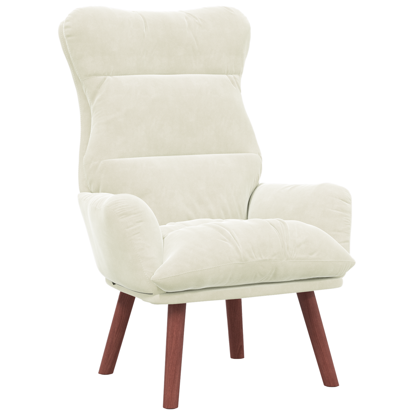 Relaxing Chair Cream Velvet