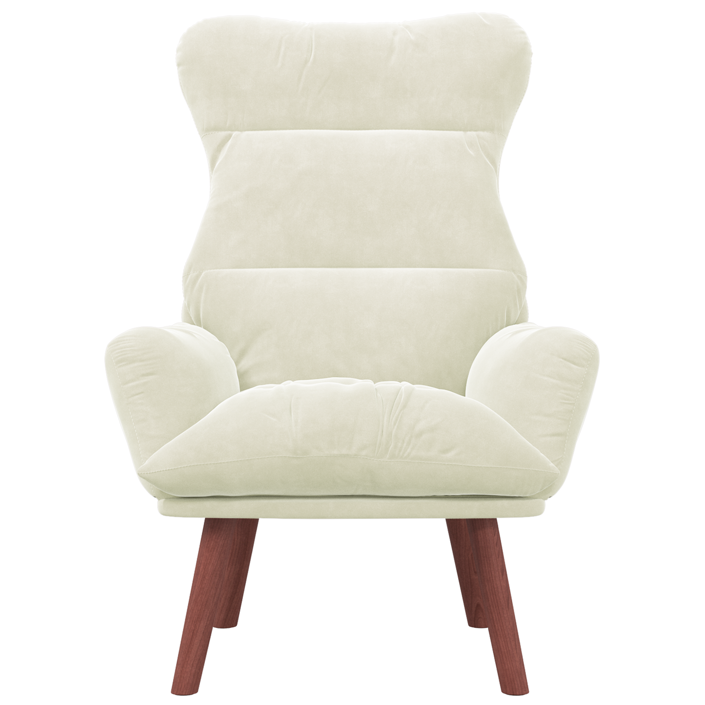Relaxing Chair Cream Velvet