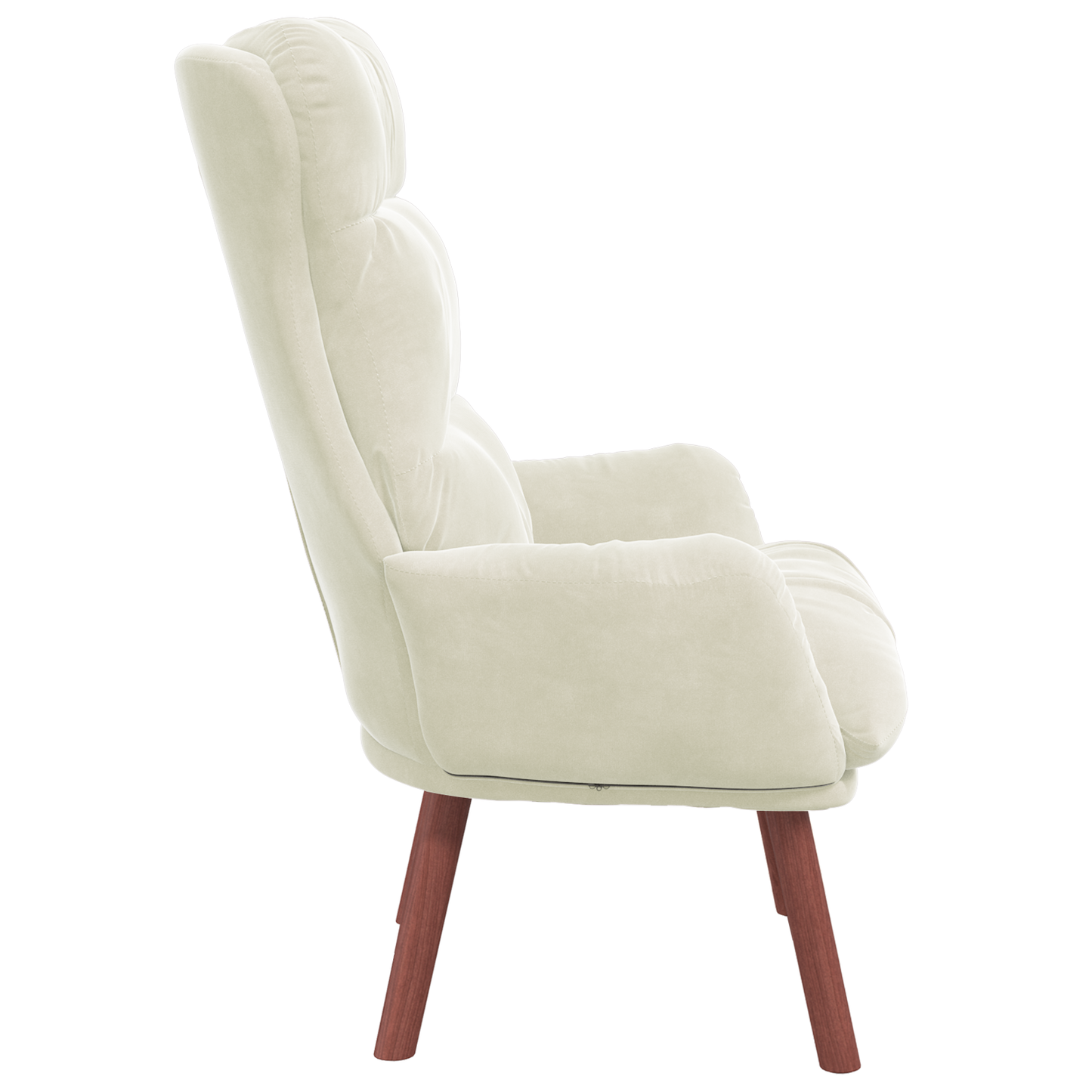 Relaxing Chair Cream Velvet