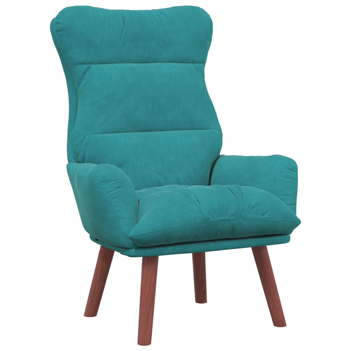 Relaxing Chair Turquoise Velvet