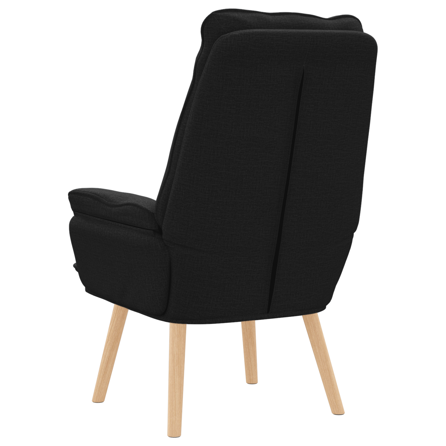 Relaxing Chair Black Fabric