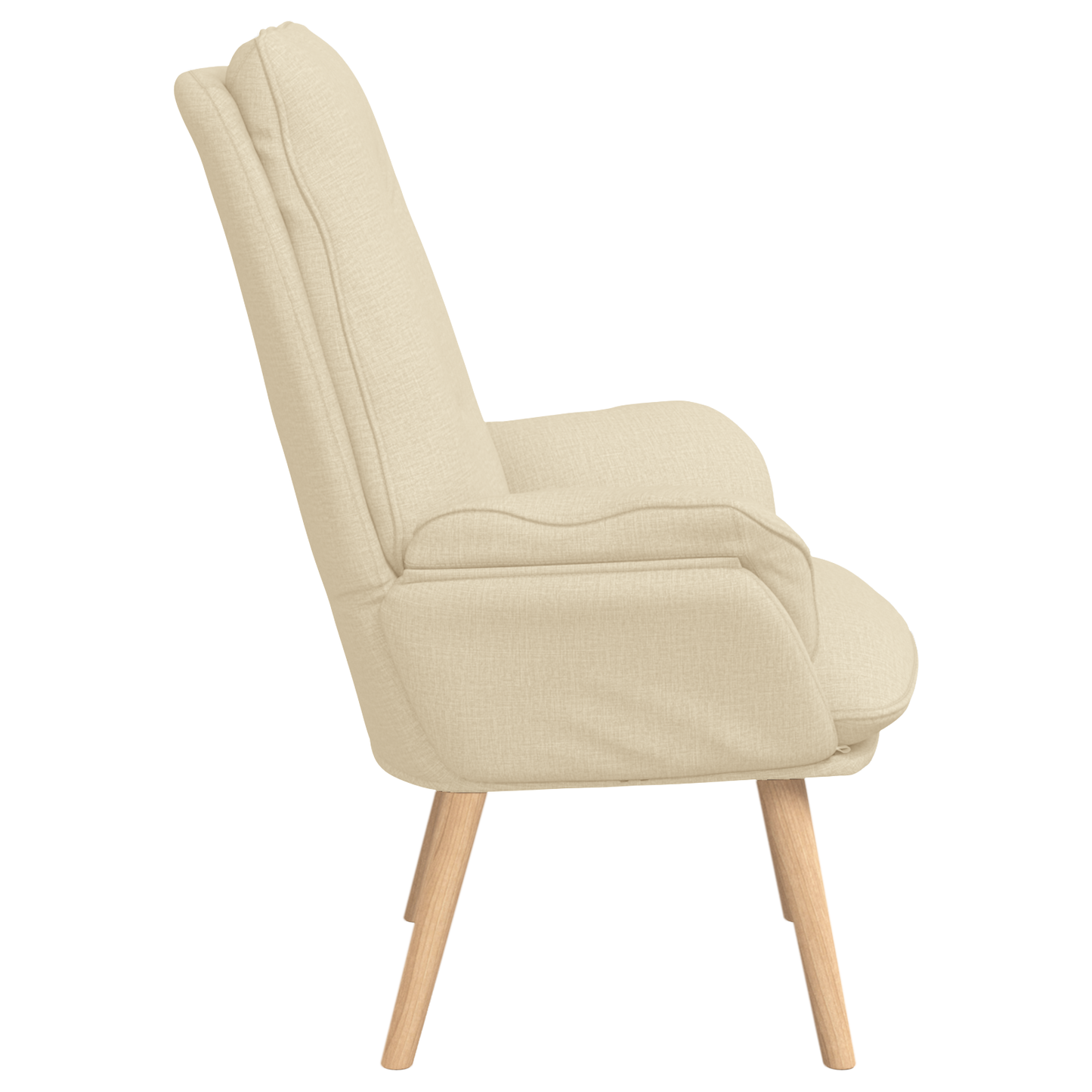 Relaxing Chair Cream Fabric