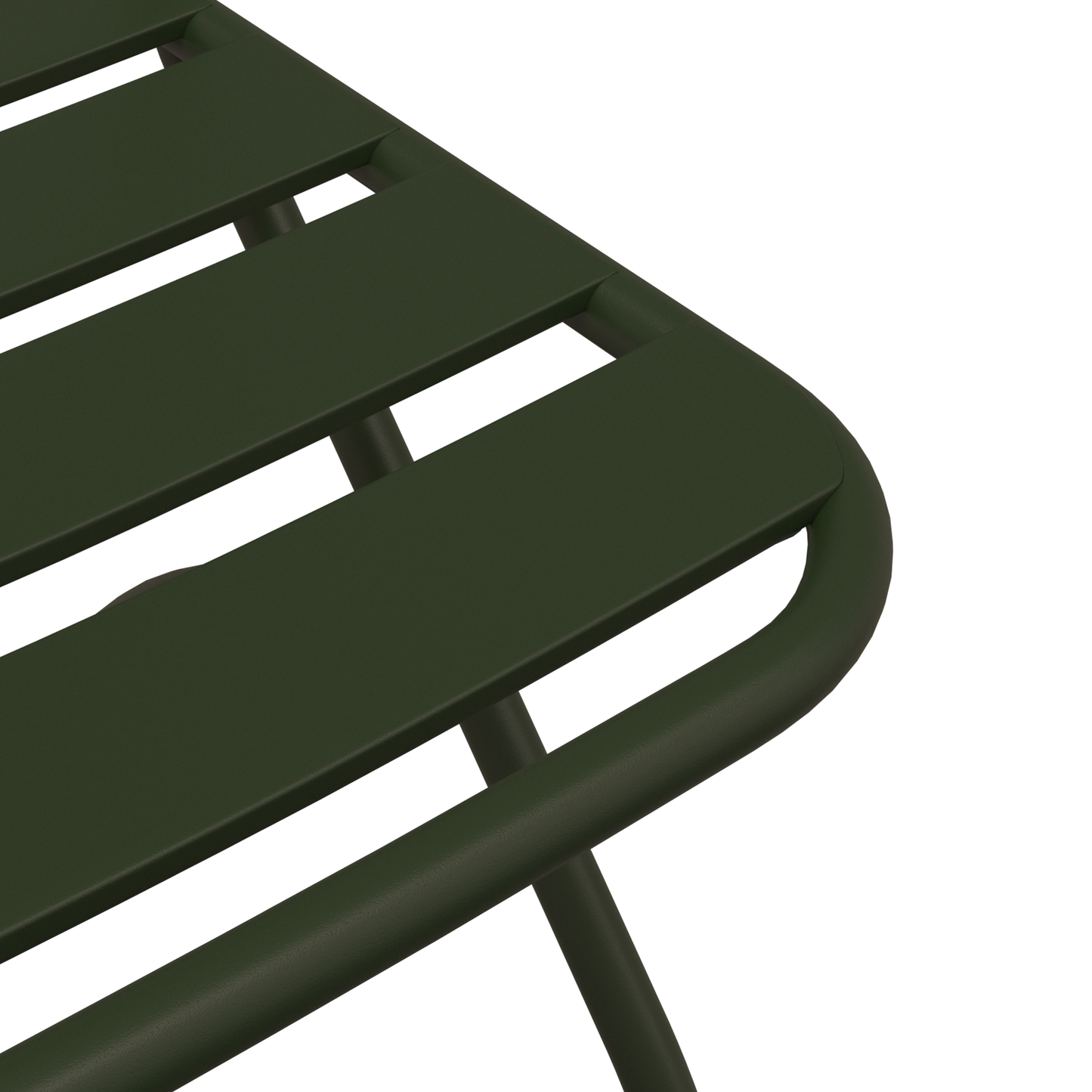 Folding Garden Chairs 2 pcs Dark Green 42x52x82 cm Powder-coated Steel
