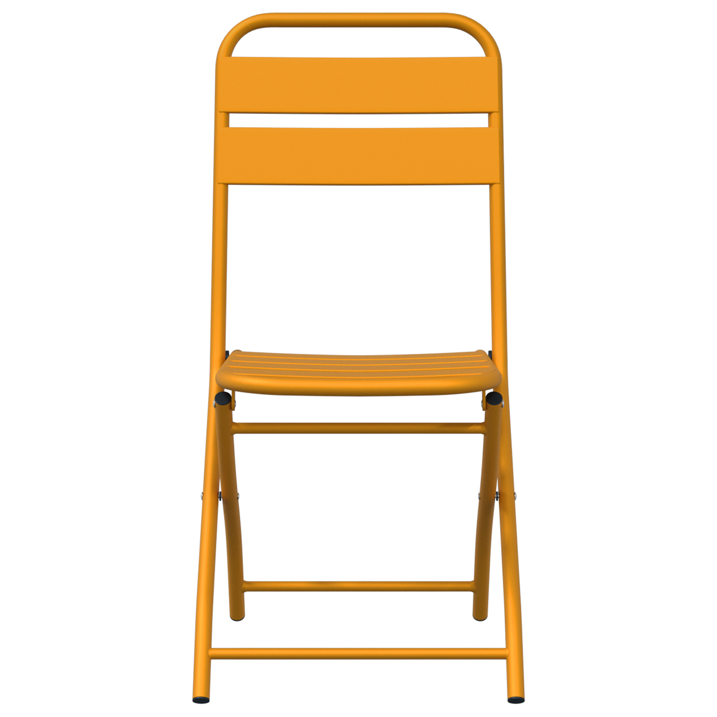 Folding Garden Chairs 2 pcs Mustard Yellow 42x52x82 cm Powder-coated Steel