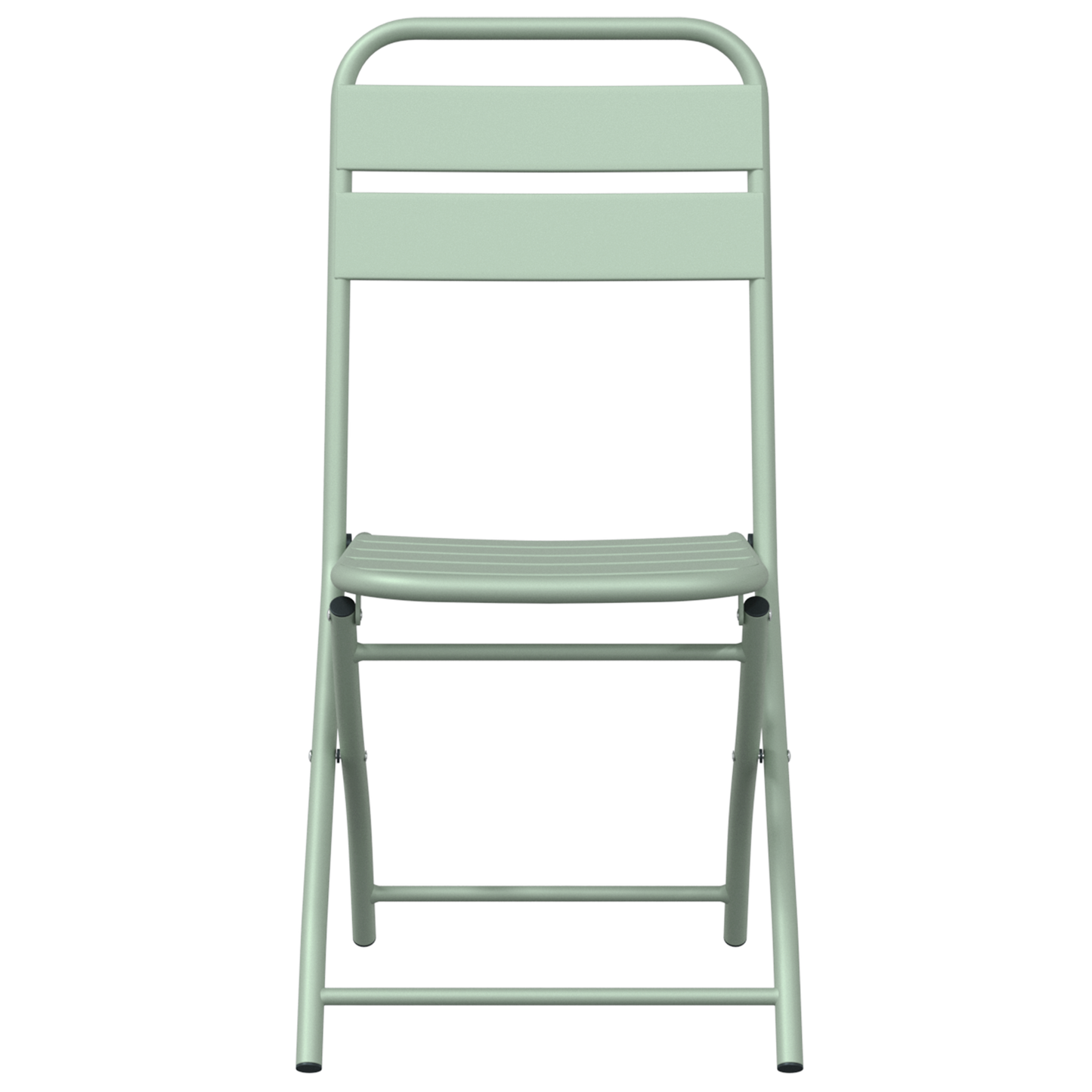 Folding Garden Chairs 2 pcs Light Mint 42x52x82 cm Powder-coated Steel