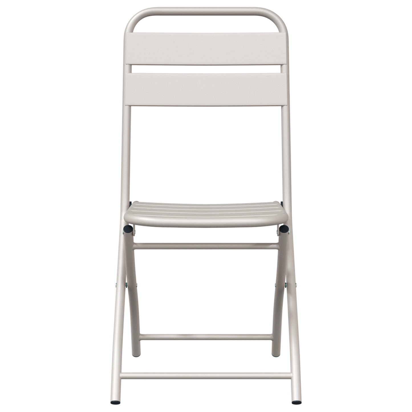 Folding Garden Chairs 2 pcs Beige 42x52x82 cm Powder-coated Steel
