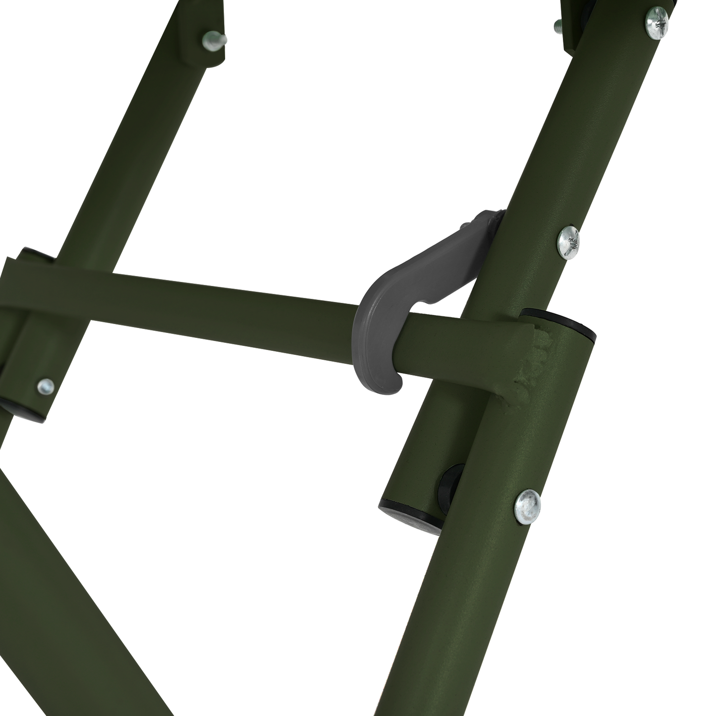 Dark Green Folding Garden Table 55x55x73 cm - Steel