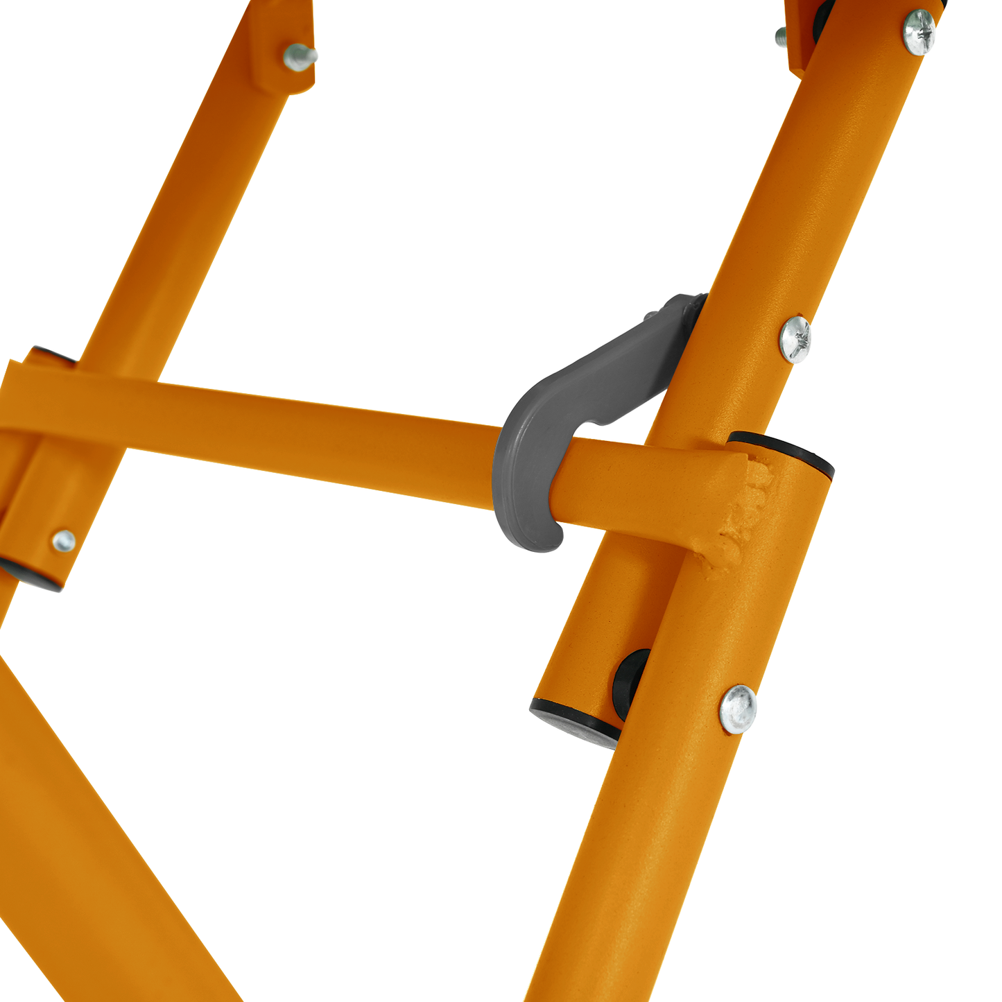 Foldable Garden Table - Mustard Yellow - 55x55x73 cm - Steel