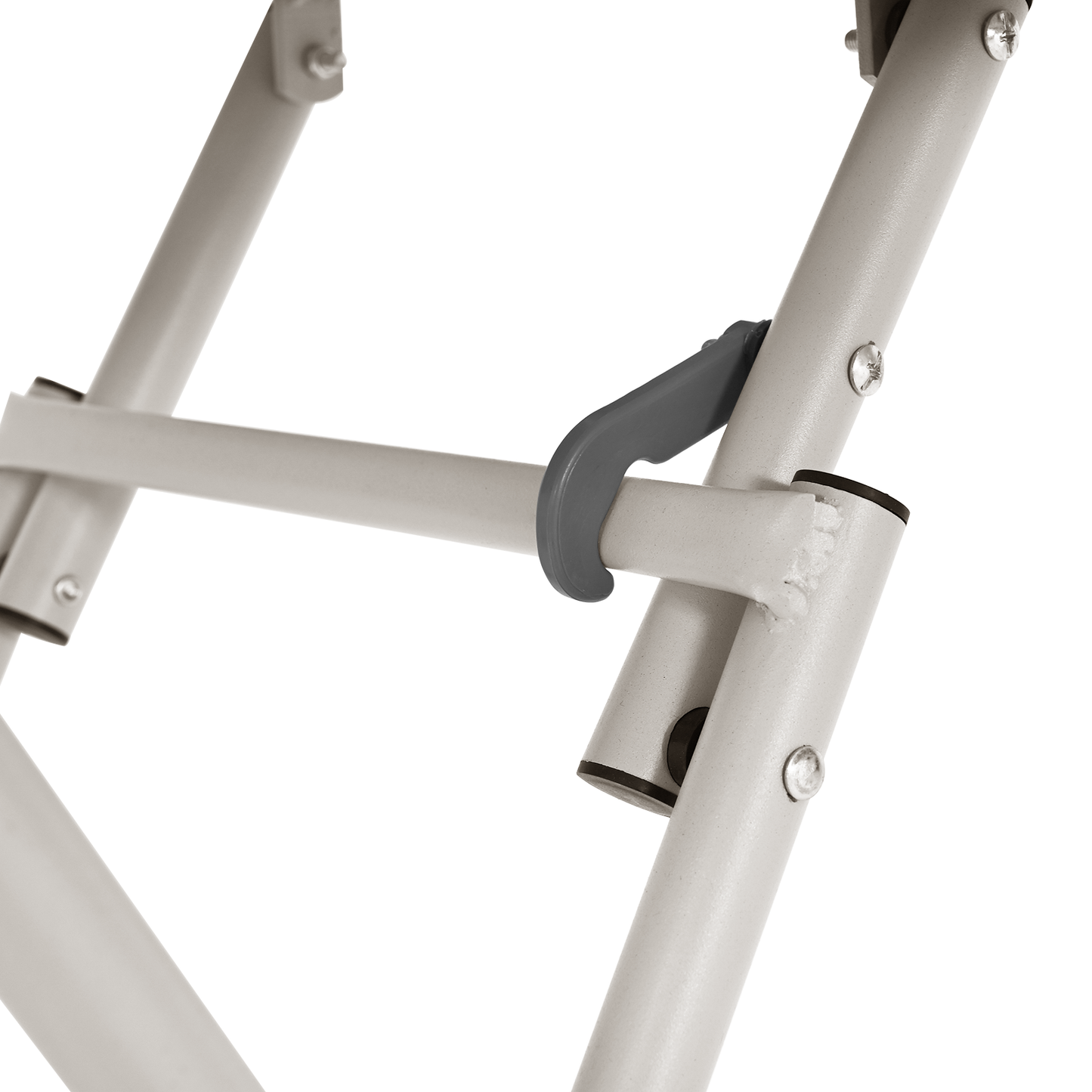 Folding Garden Table Beige 55x55x73 cm Steel