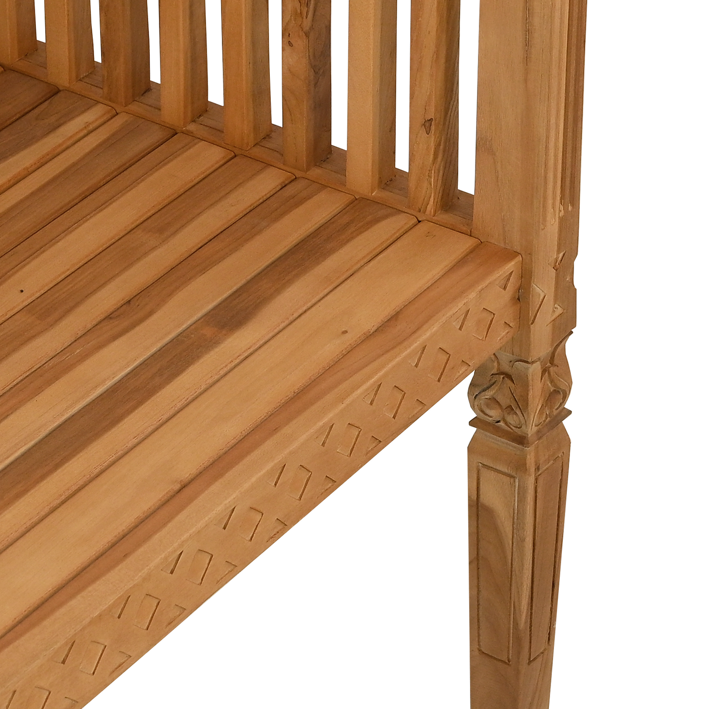 Garden Bench 127.5x52x80 cm Solid Wood Teak