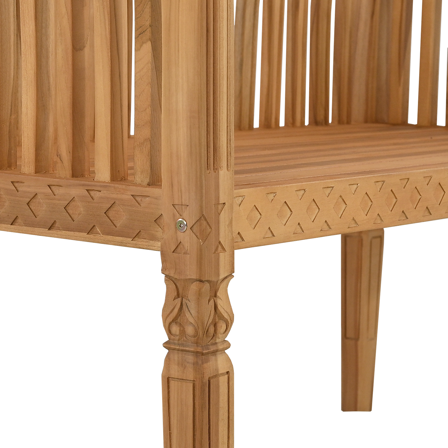 Garden Bench 127.5x52x80 cm Solid Wood Teak